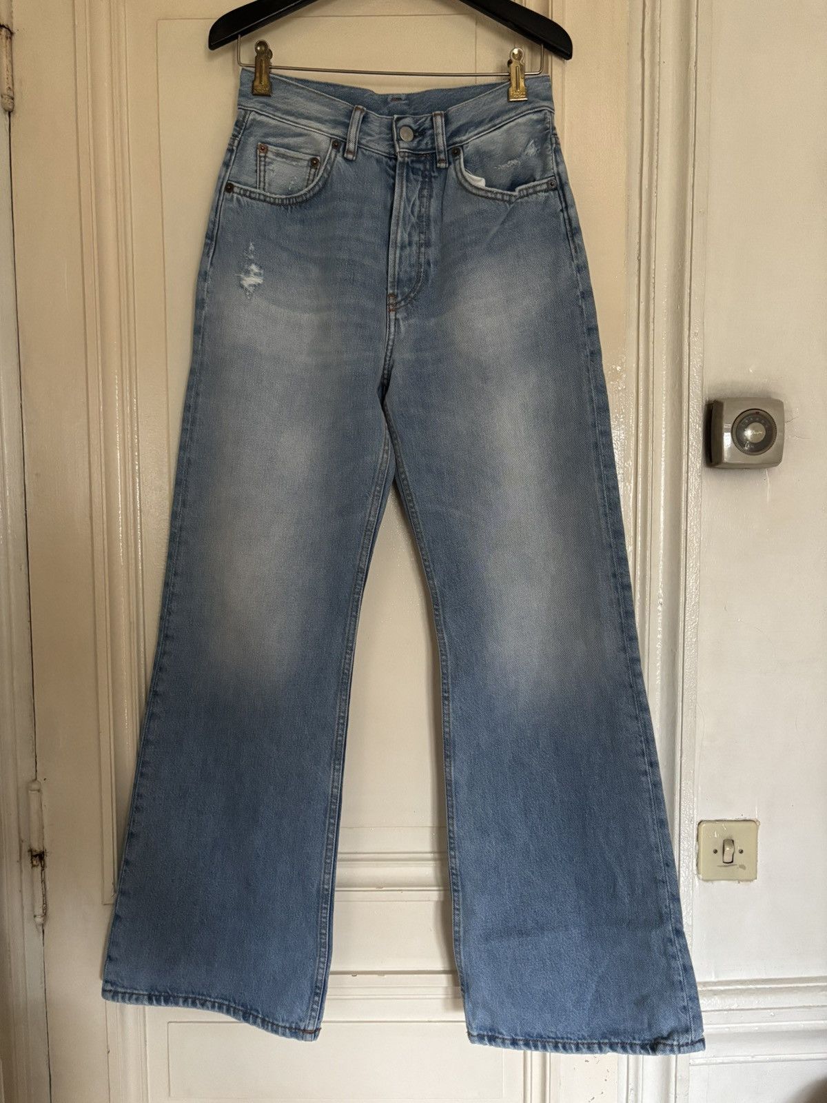 Acne Studios Acne Studios 2021F jeans in Light Blue Trash- Size : 25/32 Size 25" / US 0 / IT 36 - 1 Thumbnail