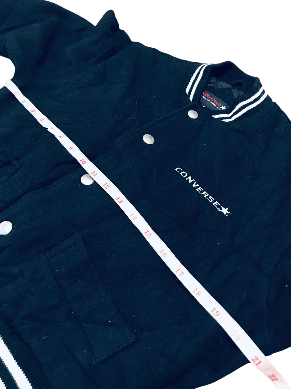 Converse × Vintage Vintage Converse Spells out Croptop Varsity Size M / US 6-8 / IT 42-44 - 11 Thumbnail