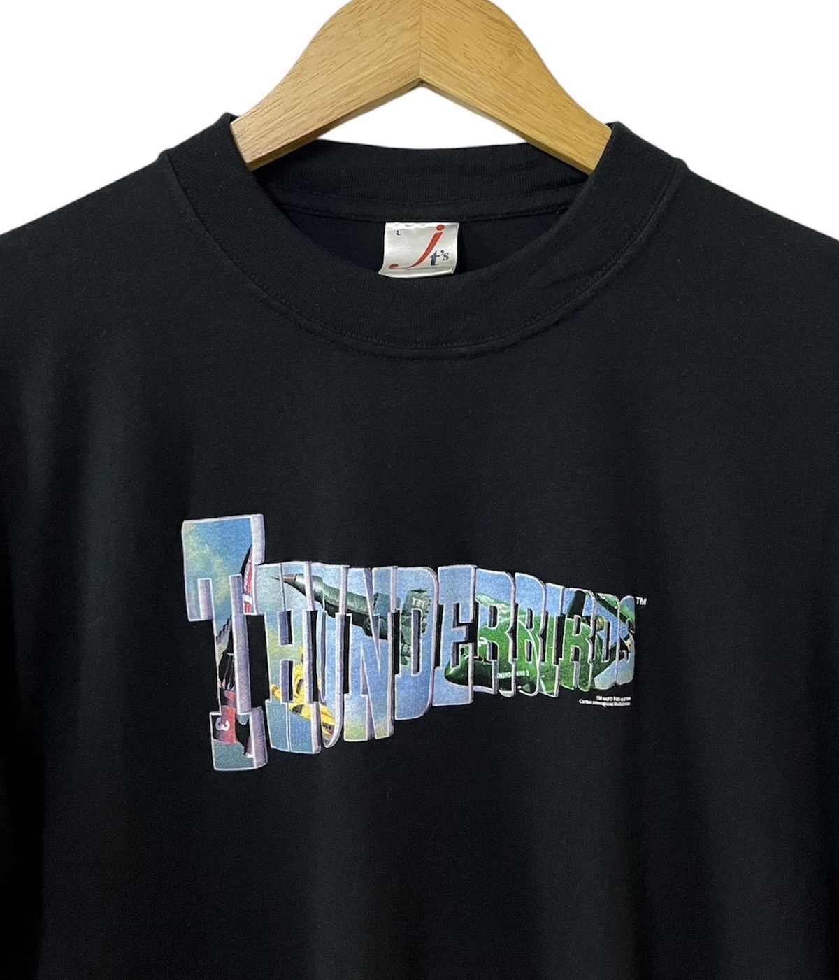 Vintage VINTAGE THUNDERBIRDS PROMO MOVIE FILM TSHIRT Size US L / EU 52-54 / 3 - 3 Thumbnail
