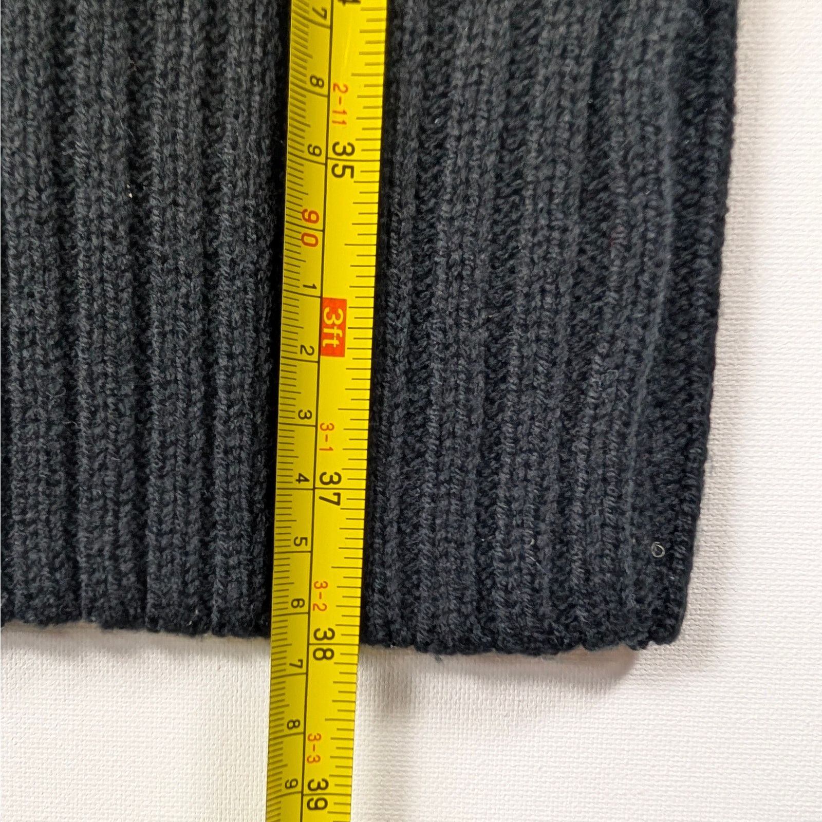 Unknown London Ambiance Apparel Black Ribbed Sweater Dress Women’s Size L Size L / US 10 / IT 46 - 7 Thumbnail