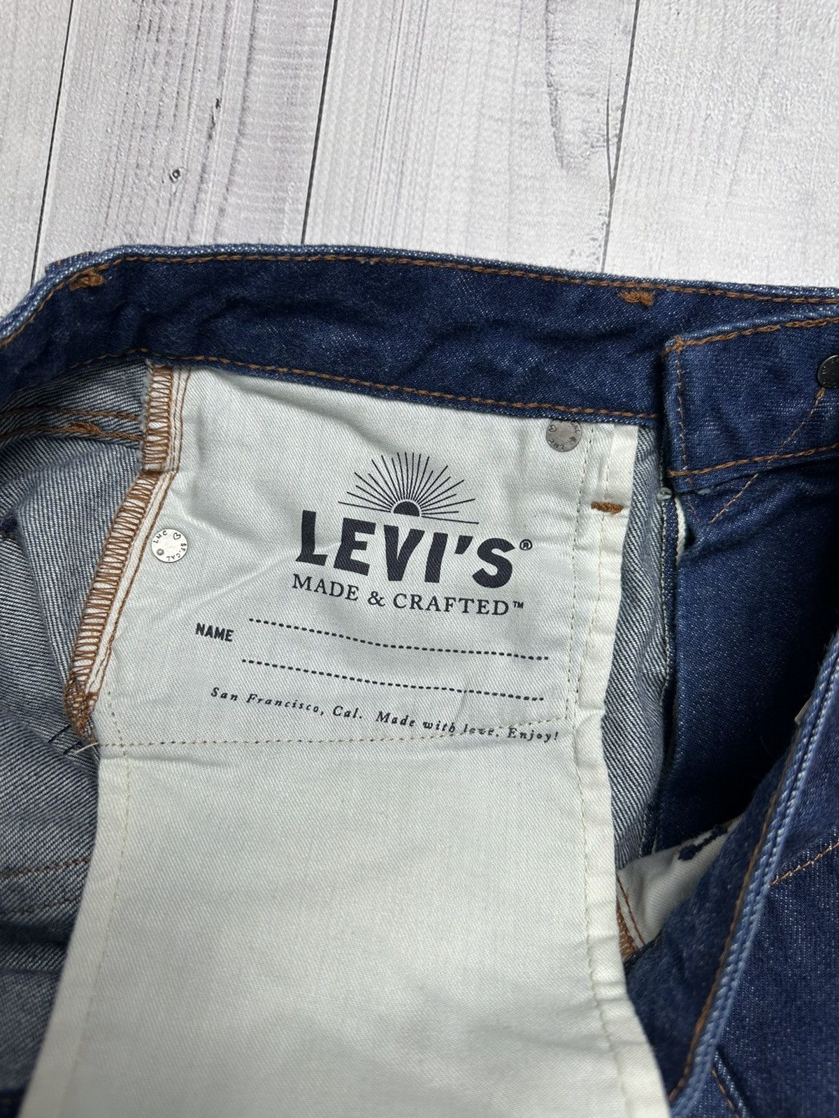 Levi's Made & Crafted × Levi's Vintage Clothing × Vintage Vintage Levi’s x Japan Denim selvedge Made & Crafted Draft Size US 28 / EU 44 - 13 Thumbnail