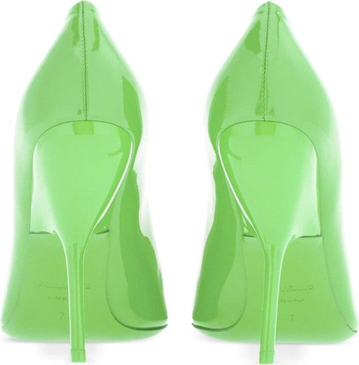 Salvatore Ferragamo o1s1rm0924 Eva Patent Pump in Green Size US 6.5 / IT 36.5 - 3 Thumbnail