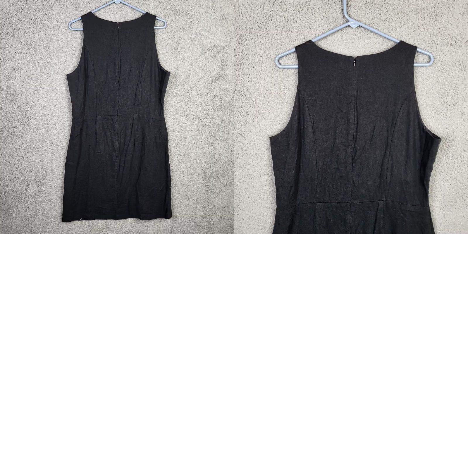 Jason Wu JASON WU Women's black embroidered floral dress Sleeveless A-Line Size 12 Size XL / US 12-14 / IT 48-50 - 8 Thumbnail