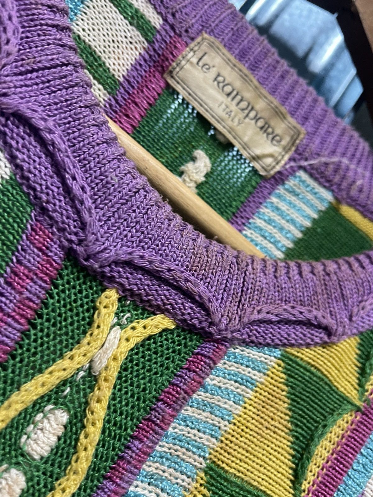 Designer 🔥RARE🔥Vintage Made In Japan Knitwear By Le’ Rampare Italy Size US L / EU 52-54 / 3 - 9 Thumbnail