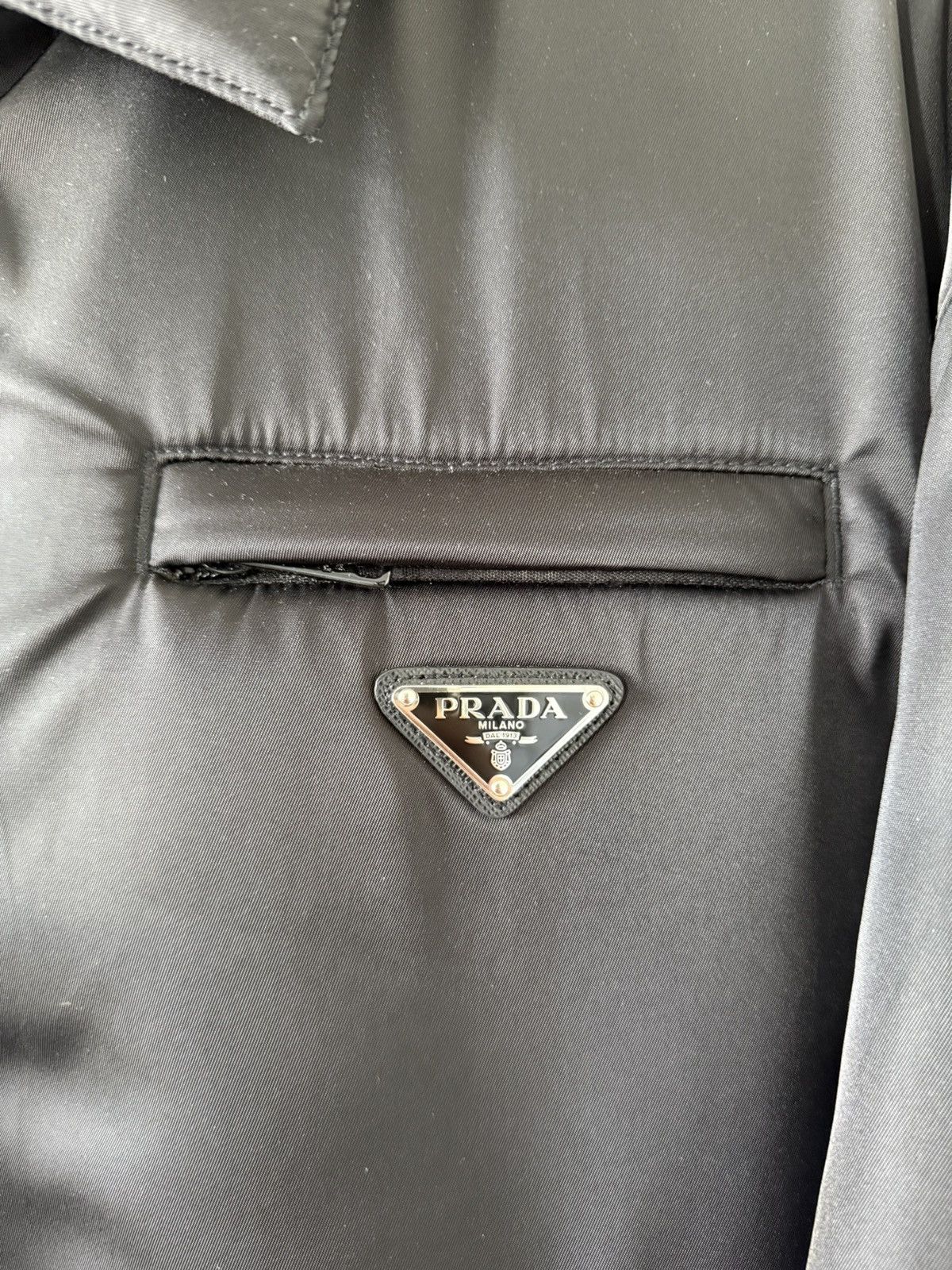 Prada Rare Prada Nylon Padded Logo Coach Jacket Size US XS / EU 42 / 0 - 2 Thumbnail