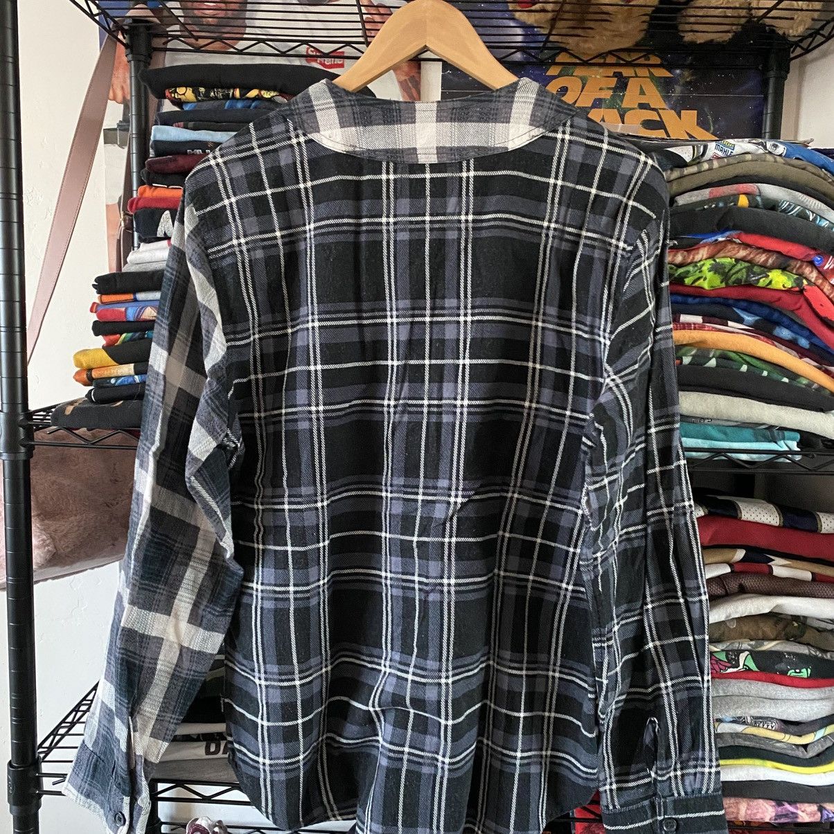 Supreme Supreme Multi Plaid Flannel Shirt Black 2016 Size US M / EU 48-50 / 2 - 4 Thumbnail