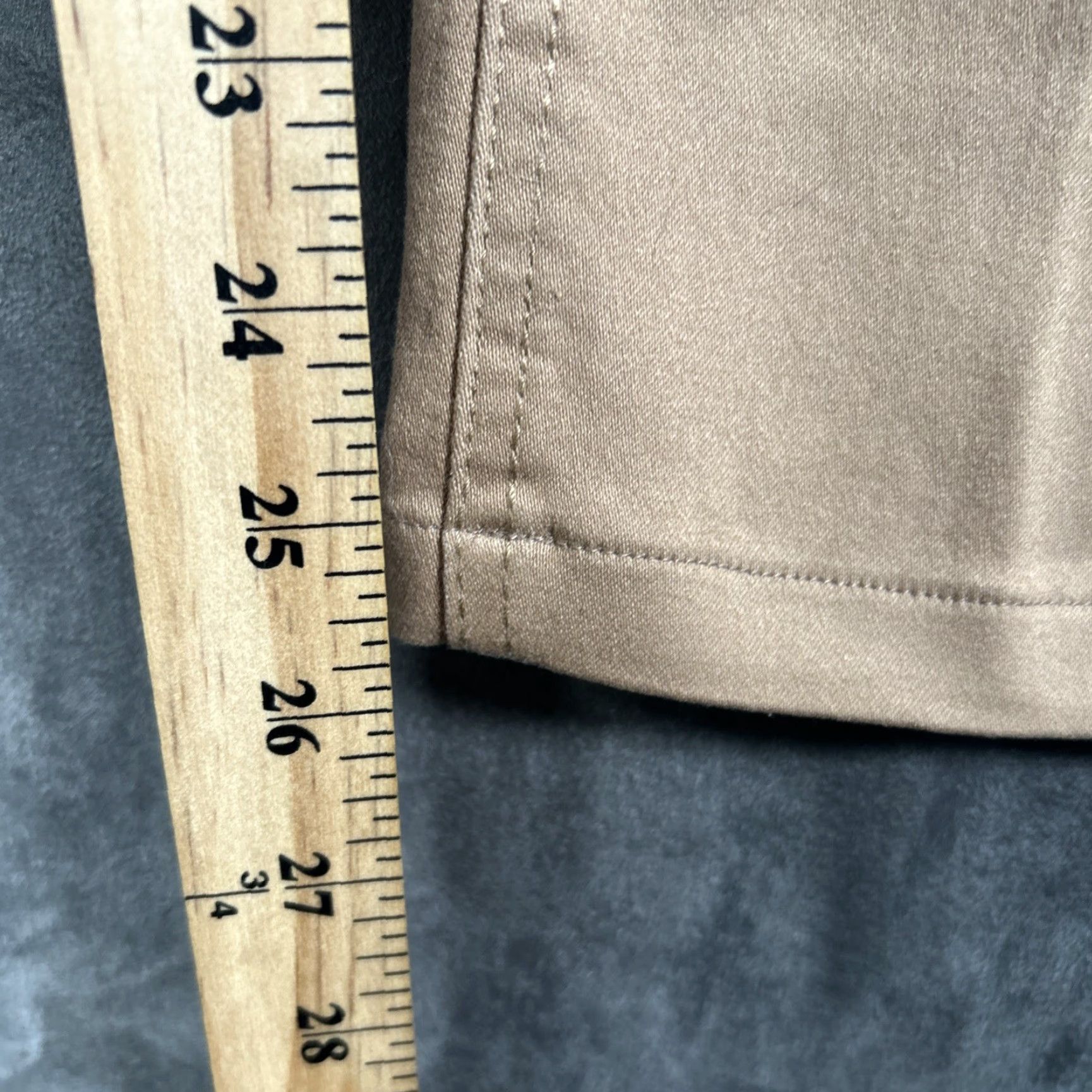 Vintage Stone Falcon Slim Fit Pants Mens 32x30 Beige Chino Stretch Comfort Casual 90s Mens Size US 32 / EU 48 - 5 Thumbnail