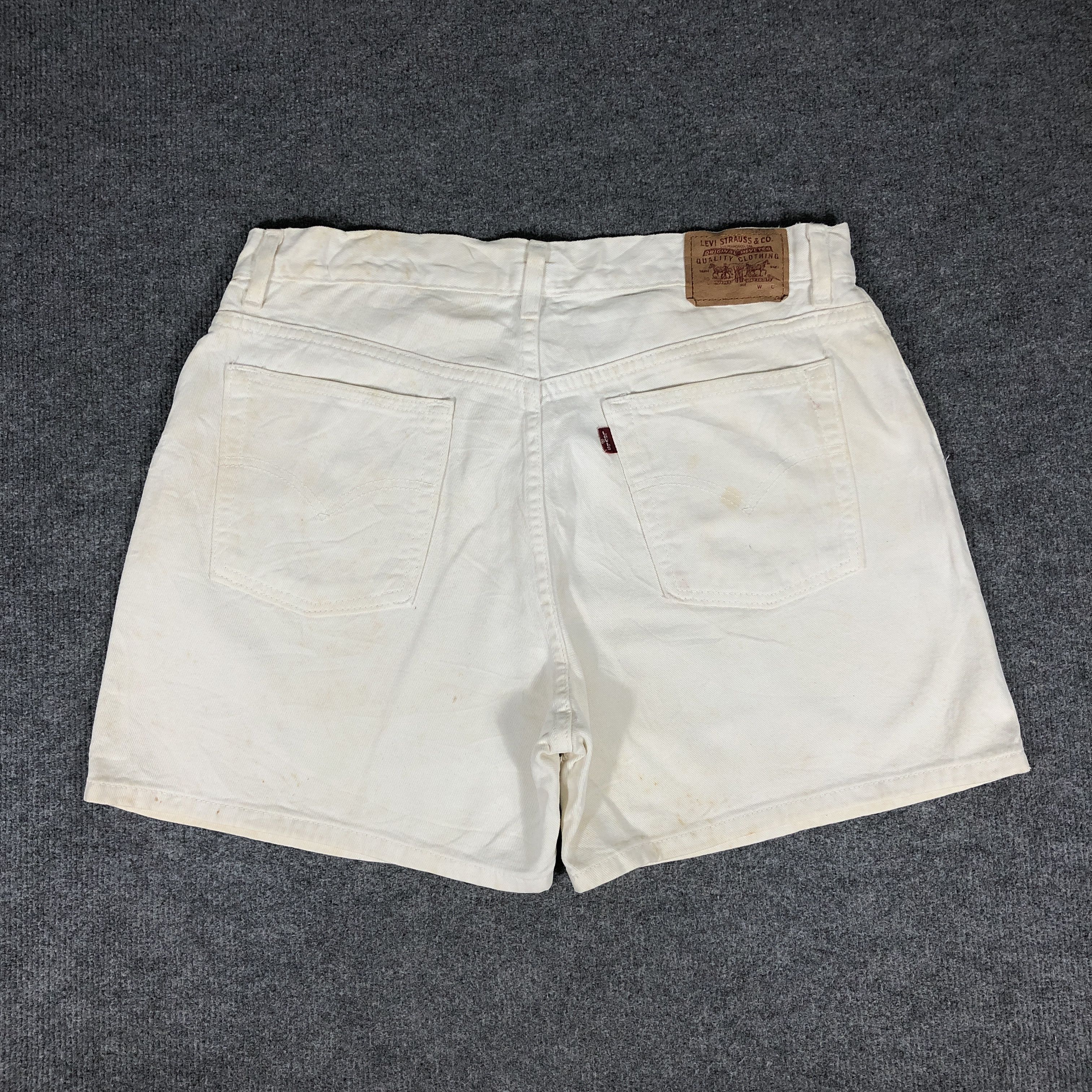 Levi's × Vintage Womens 90s Vintage Levis Jeans Short Pants L1079W Size 35" - 5 Thumbnail