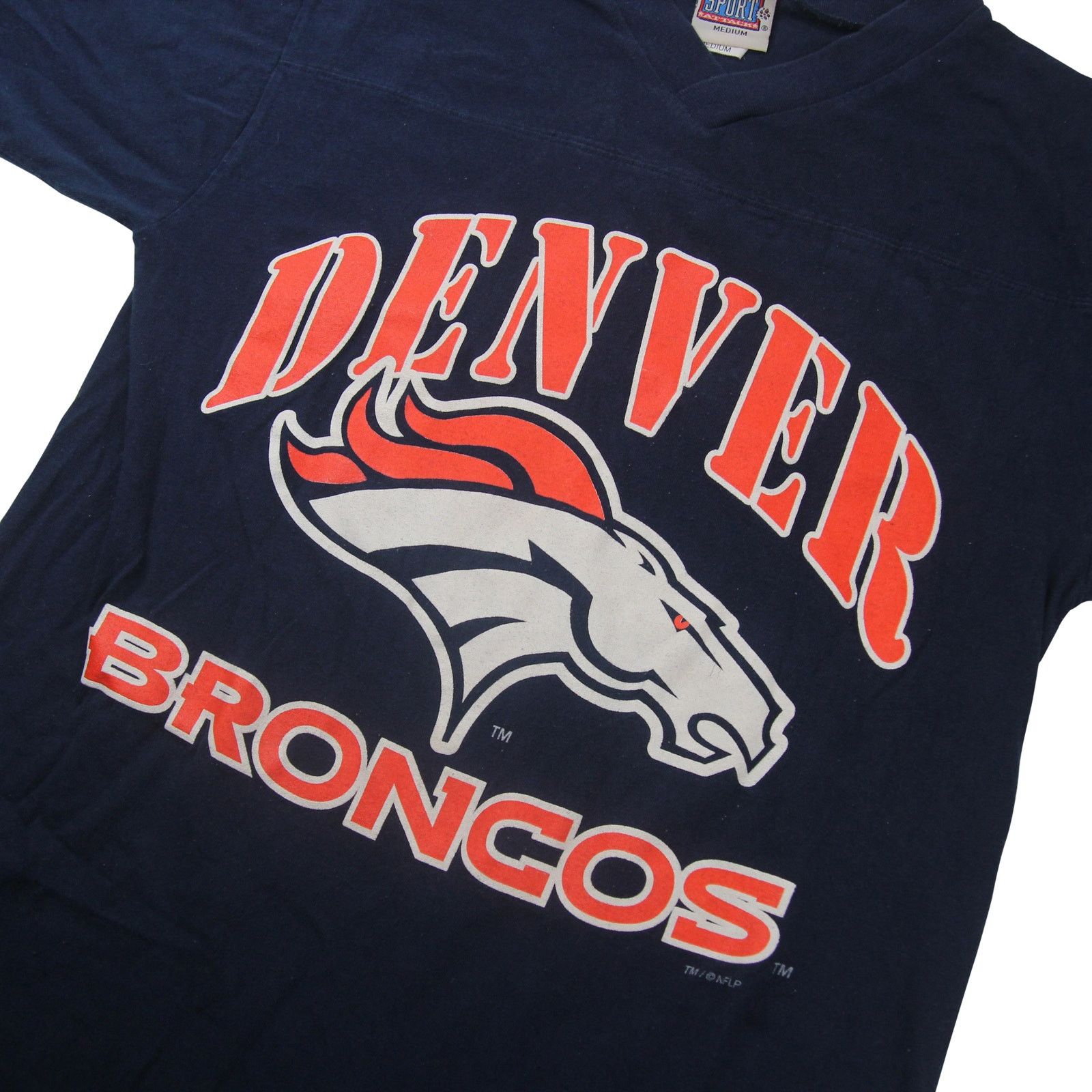 NFL × Vintage Vintage Denver Broncos John Elway Graphic T Shirt Size US M / EU 48-50 / 2 - 3 Thumbnail