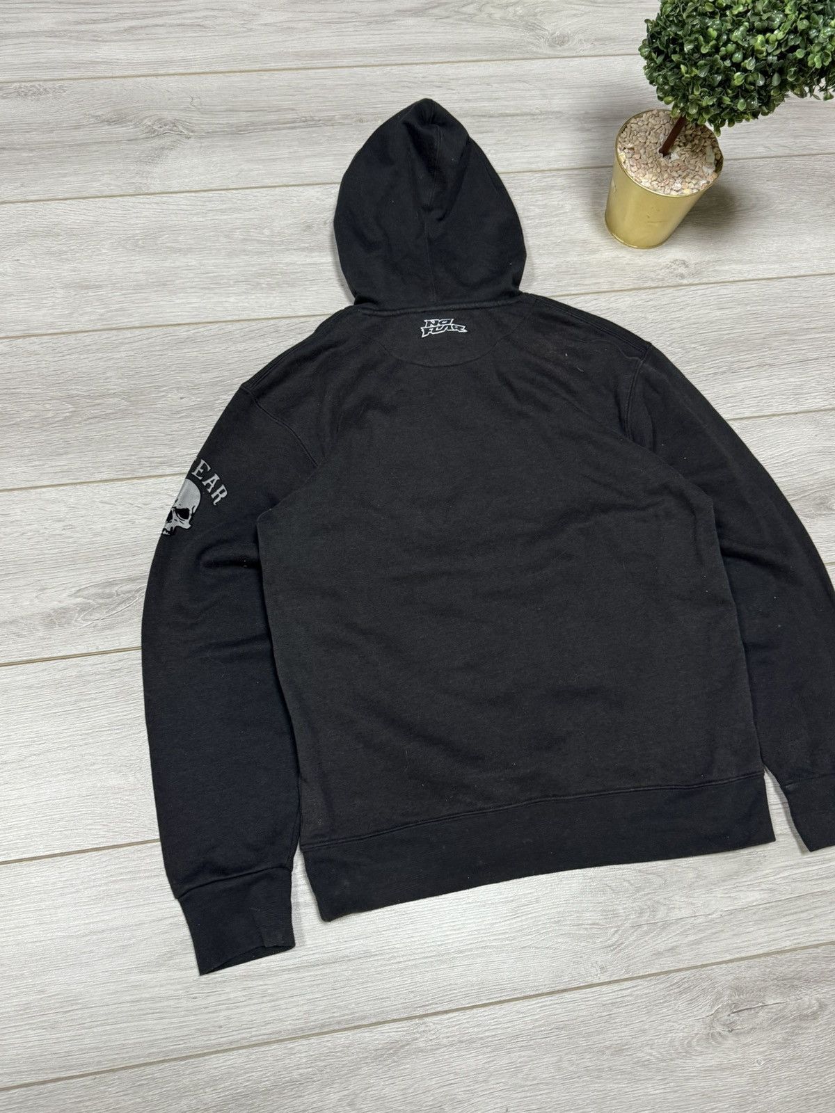 No Fear No fear vintage skull big logo hoodie Size US L / EU 52-54 / 3 - 7 Thumbnail