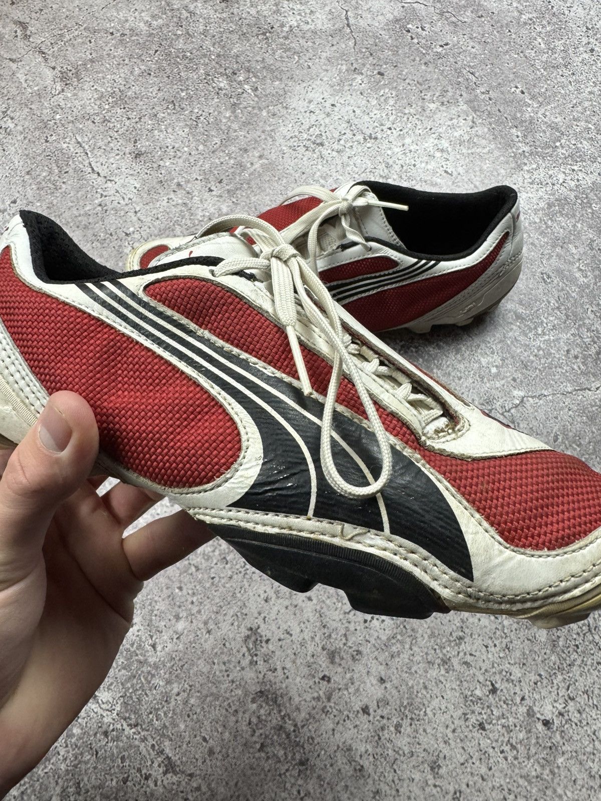 Maison MIHARA YASUHIRO × Puma Vintage 2000 Archive Puma V1.08 Soccer Football Bloke Cleats Size US 9 / EU 42 - 14 Thumbnail
