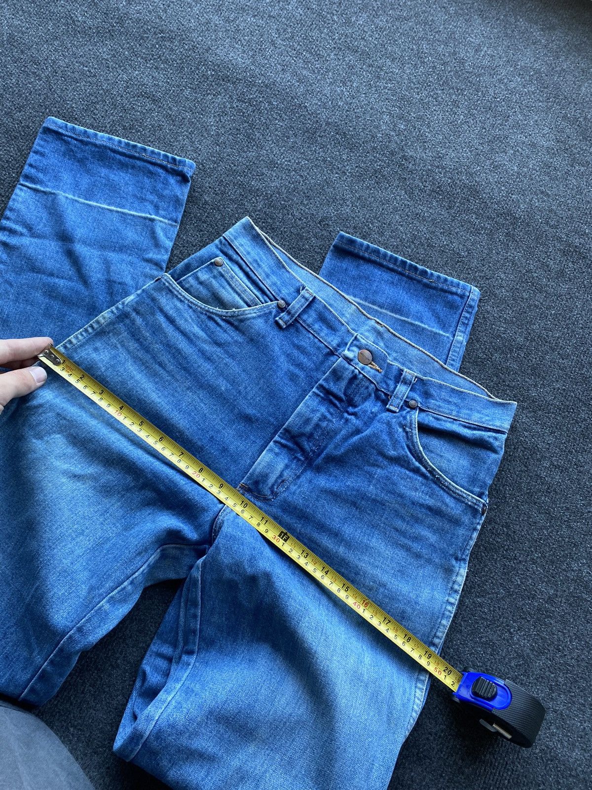 Wrangler 🔥Cowboy Western Vntg Wrangler Eclair Zip Jeans 31 rare Size US 31 - 10 Thumbnail