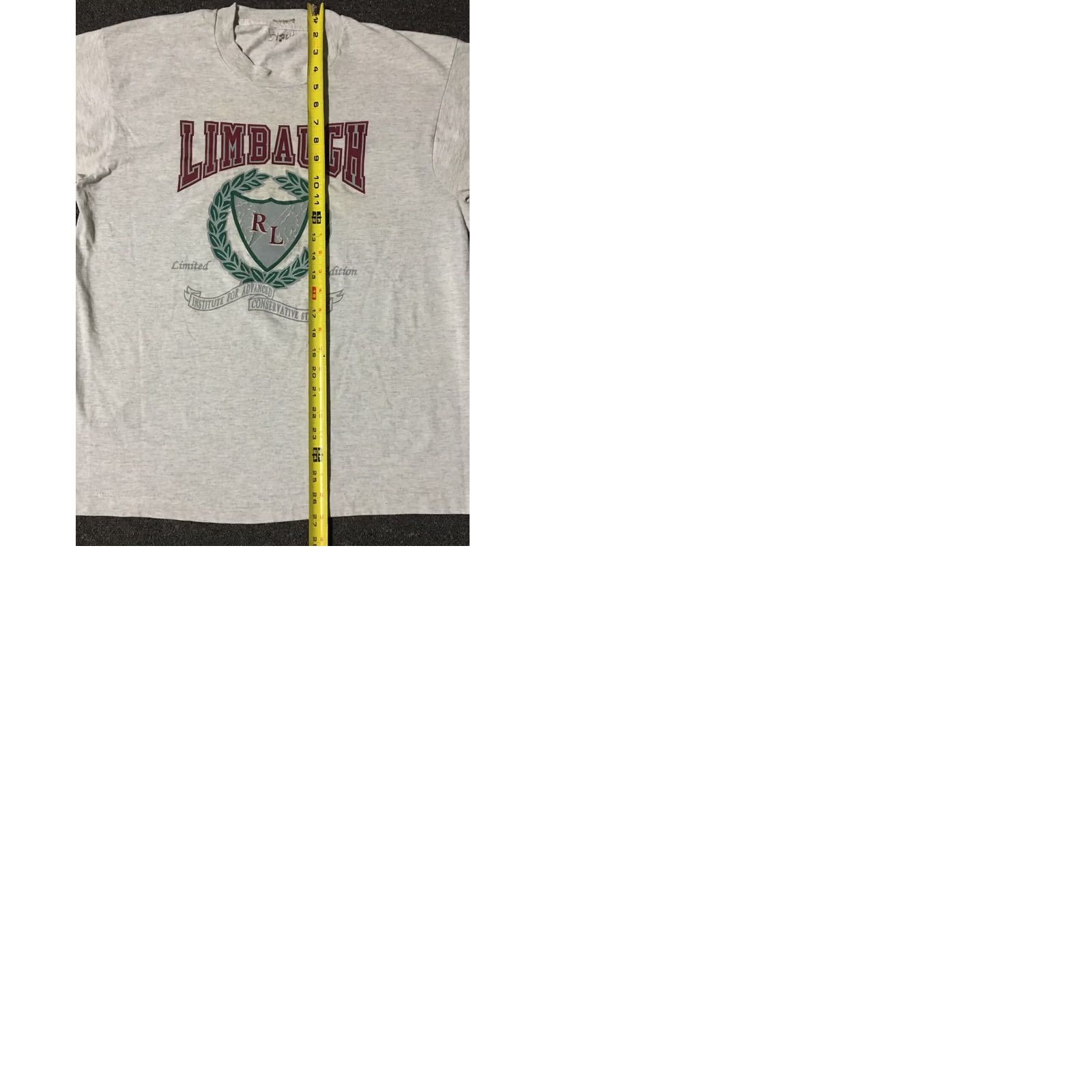 Vintage VINTAGE Rush Limbaugh Institute Conservative Studies Faded Shirt M Gray Navy Seal University USA Politics Graphic Tee Men Shirt Size M Size US M / EU 48-50 / 2 - 9 Thumbnail