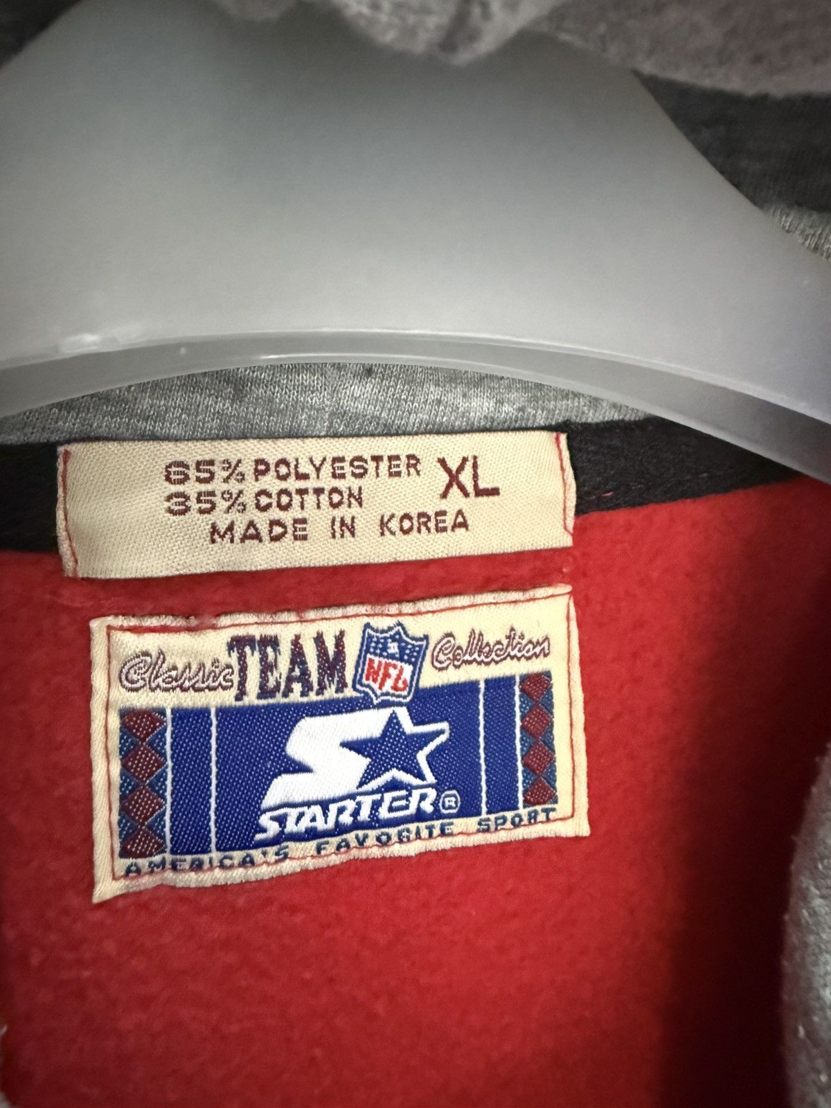 Homage × Starter 🔥 Vintage 90's Starter SF 49ers NFL Teams Sweat Hoodie -XL Size US XL / EU 56 / 4 - 7 Thumbnail