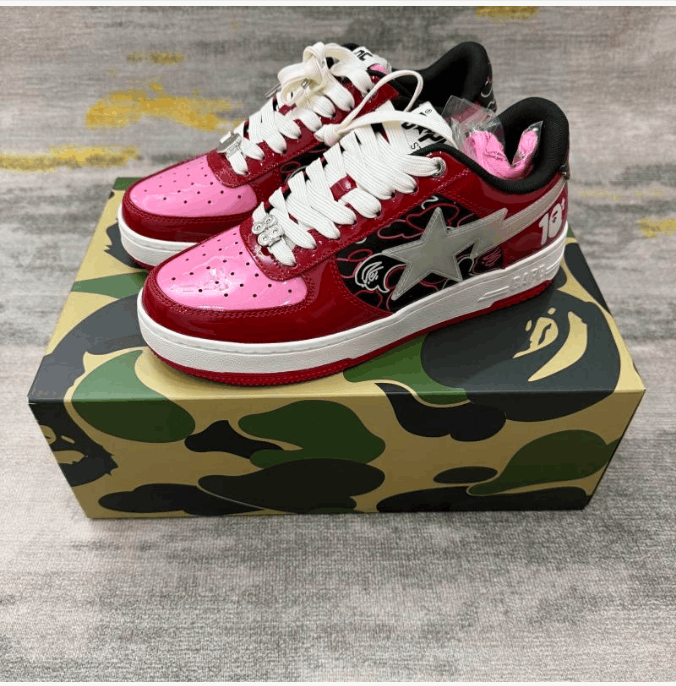 Bape Retro washed comfortable low top board shoes Size US 8 / EU 41 - 2 Thumbnail