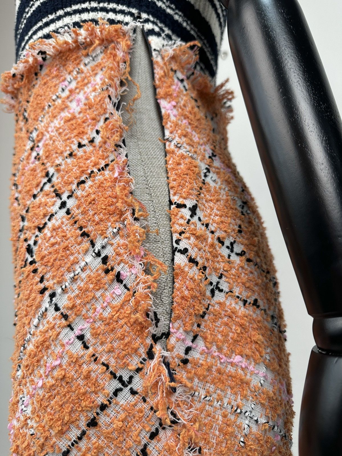 Marni MARNI Striped Bustier Tweed Dress Alkekengi Size 40 Size S / US 4 / IT 40 - 9 Thumbnail