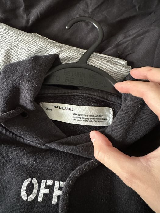 Off white 01 diagonal 2024 hoodie