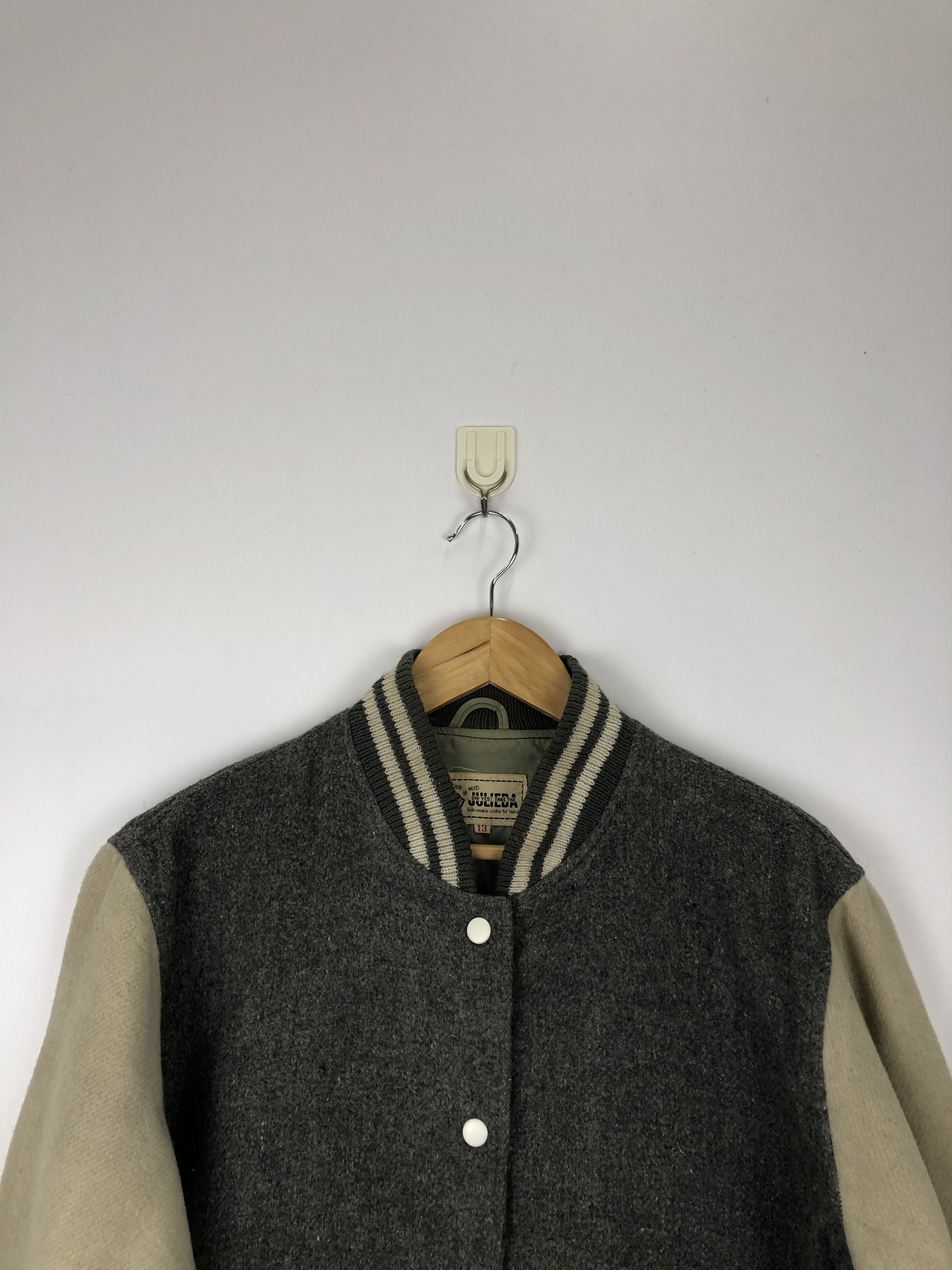 Japanese Brand Vintage 80s Japanese Brand Wool Varsity Jacket V0415 Size US M / EU 48-50 / 2 - 2 Thumbnail
