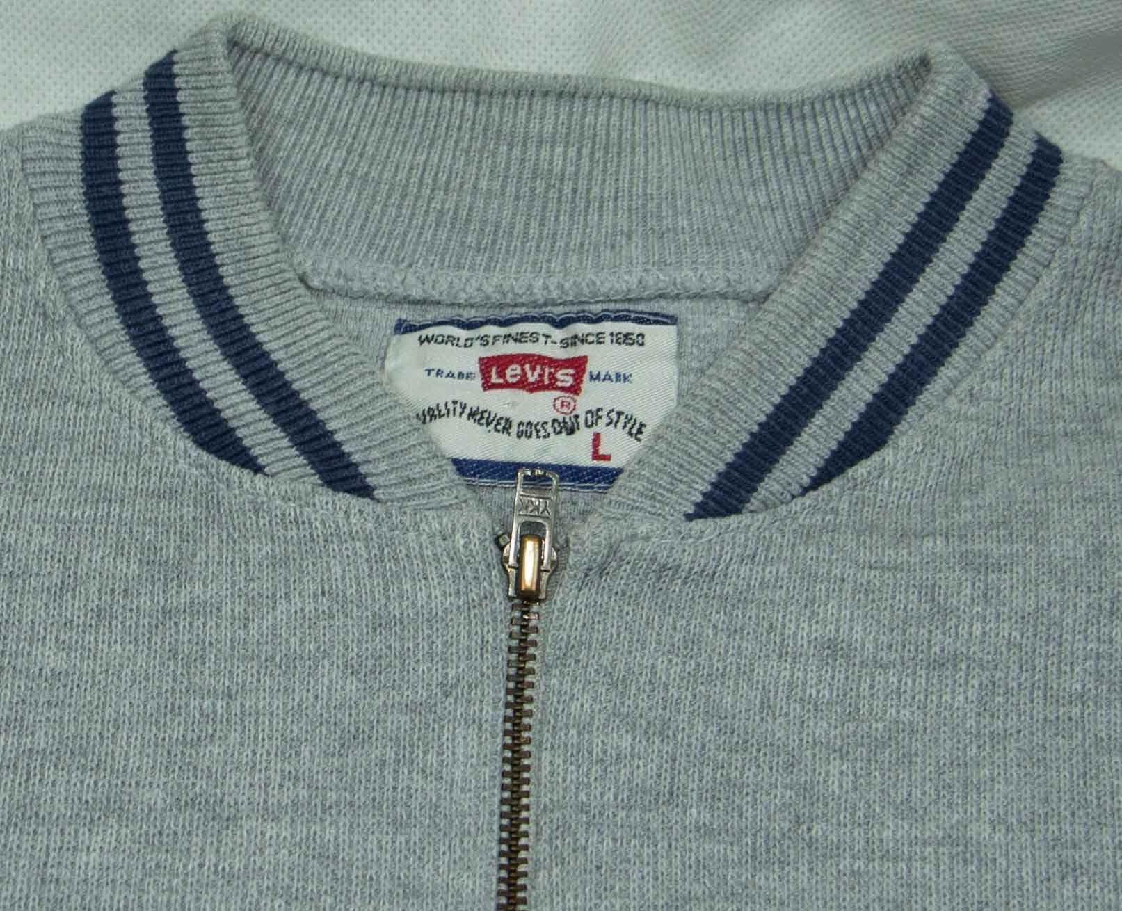 Levi's LEVI STRAUSS SWEATSHIRT ZIP NECK SIZE L - XL ( LABEL L) Size US L / EU 52-54 / 3 - 6 Thumbnail