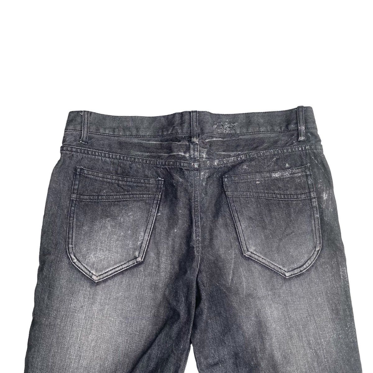 Japanese Brand EVOLUTION Black Distressed flare Size US 33 - 6 Thumbnail