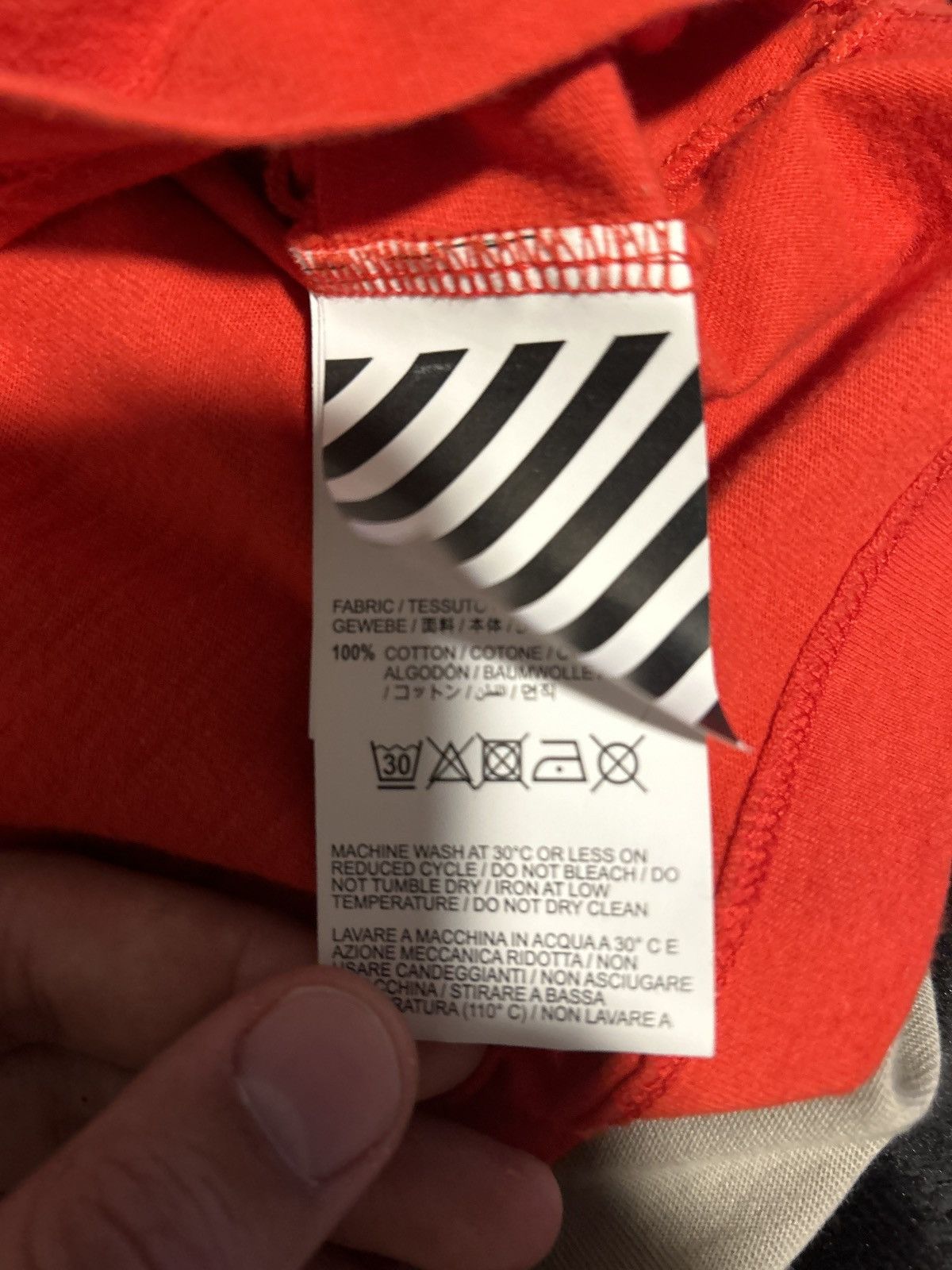 Off-White Off white red and grey Size US XL / EU 56 / 4 - 9 Thumbnail