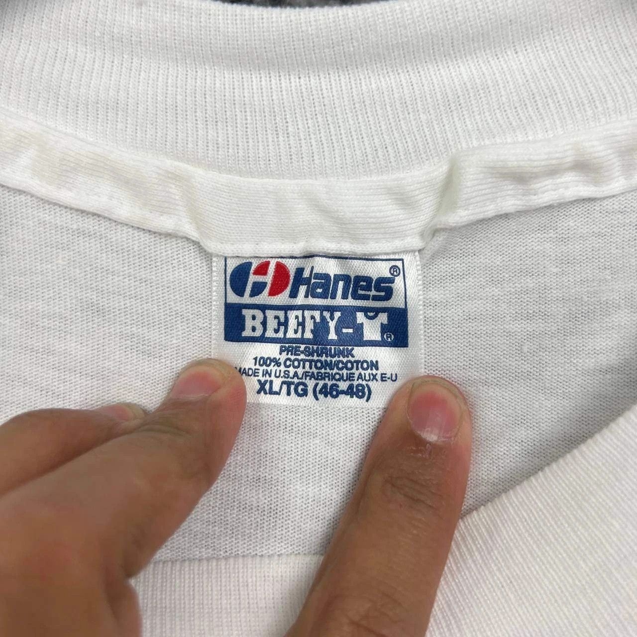 Hanes Vintage America's Cup Shirt Men XL White Beefy Deadstock Size US XL / EU 56 / 4 - 3 Thumbnail