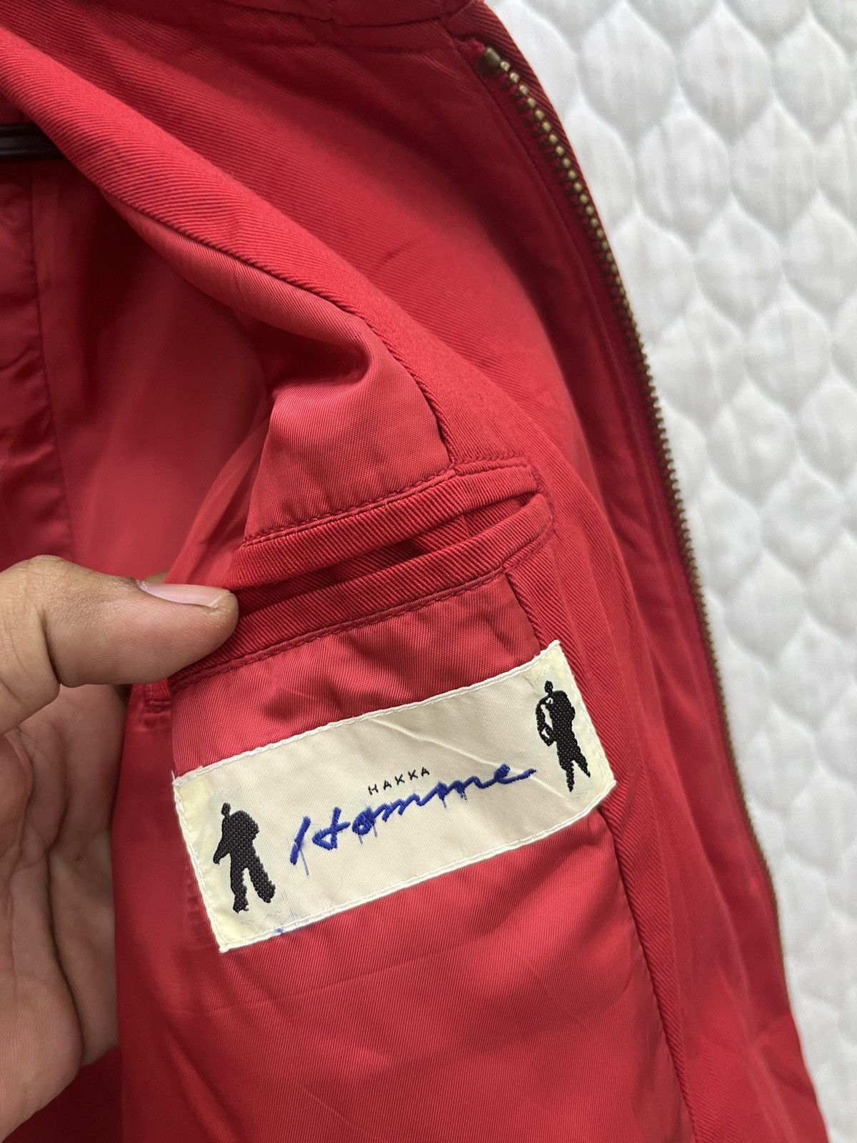 Japanese Brand 🔥🔥🔥ARCHIVE HAKKA HOMME HOODIE BOMBER JACKET Size US M / EU 48-50 / 2 - 8 Thumbnail