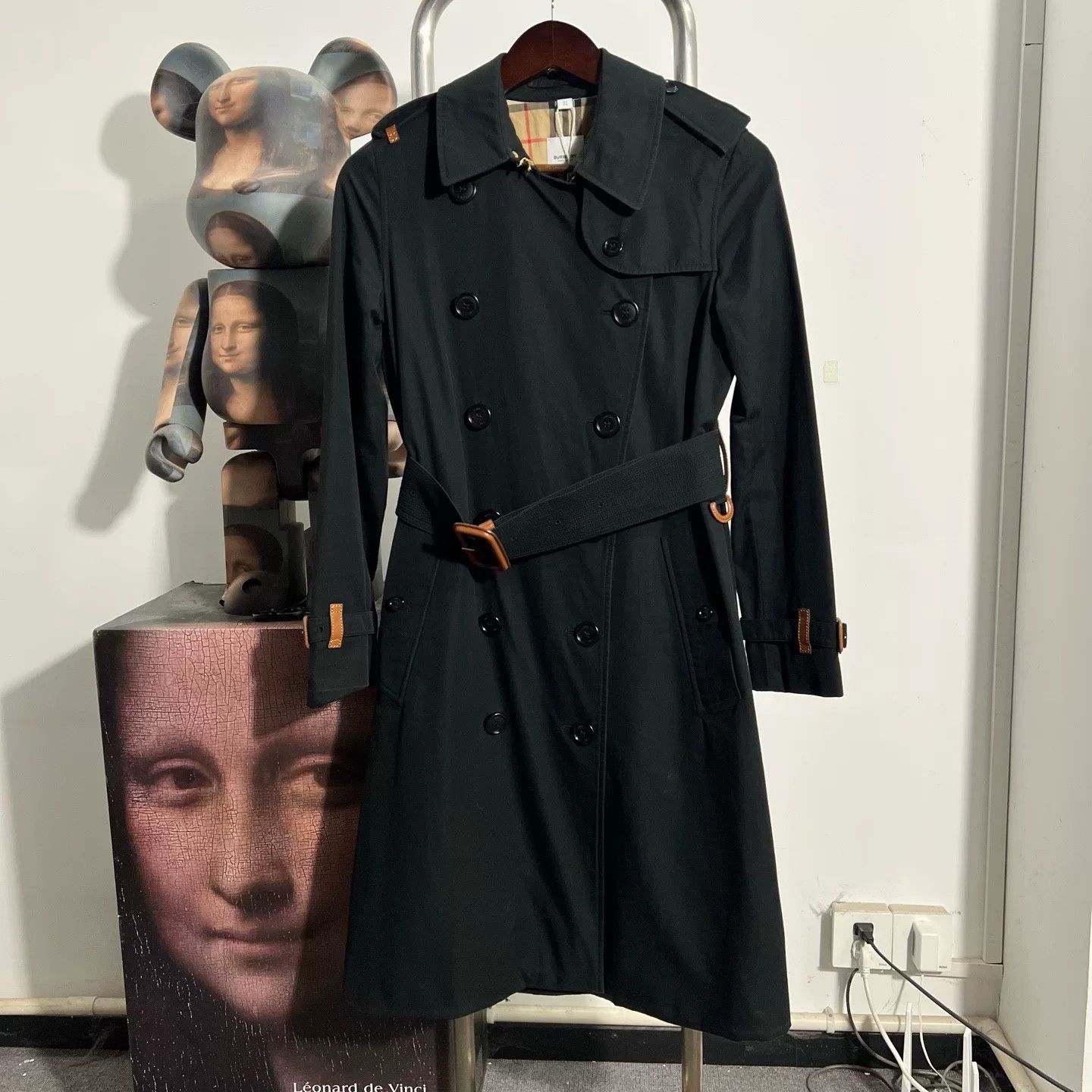 Burberry Burberry Black Coat S Women Size S / US 4 / IT 40 - 1 Thumbnail