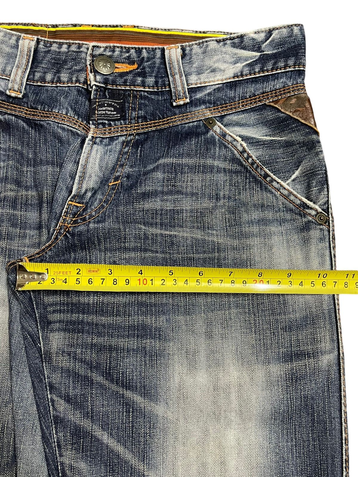Edwin Vintage Edwin Blue Trip Faded Wash Style Loose Jeans Size US 30 / EU 46 - 15 Thumbnail