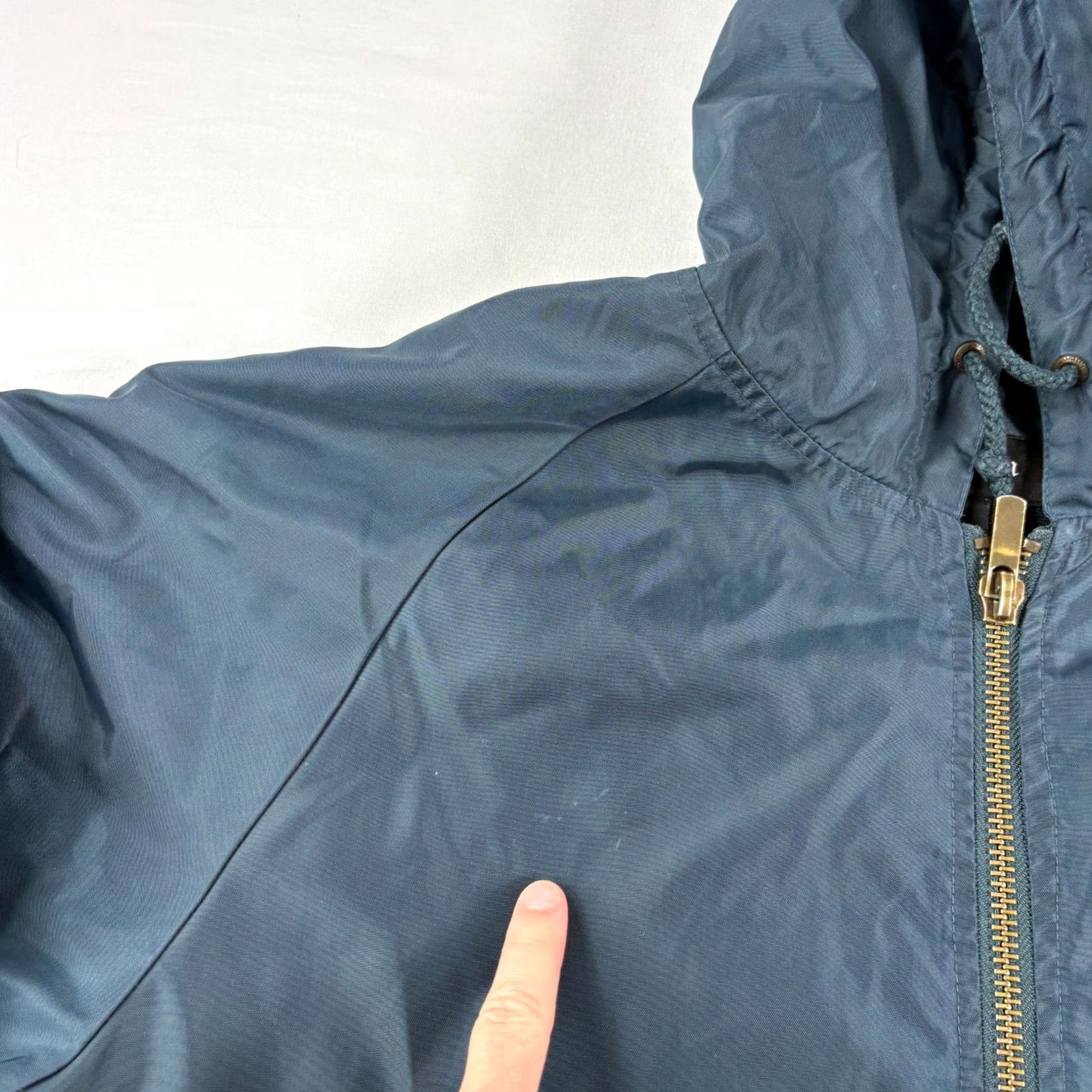 Brixton Brixton Jacket Mens L Blue Full Zip Hooded Windbreaker Bomber Skater Style Regular Fit Size US L / EU 52-54 / 3 - 4 Thumbnail