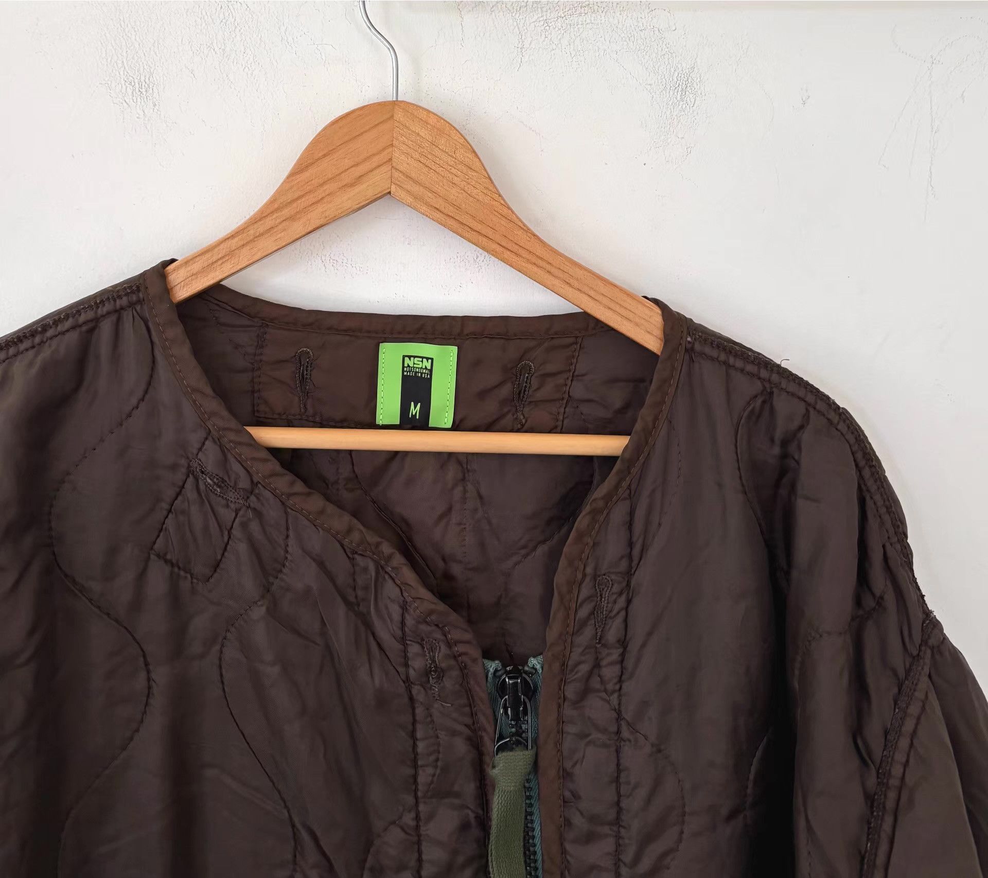 NOTSONORMAL Not So Normal Men's Light Padded Collarless Jacket Ｑ21 Size US M / EU 48-50 / 2 - 6 Thumbnail