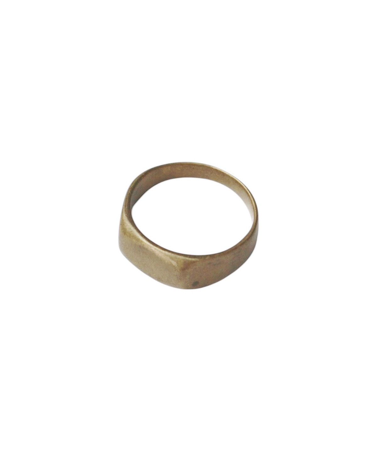 Vintage 2000S JAPANESE MADE BRONZE ASYMMETRIC RING Size ONE SIZE - 2 Thumbnail