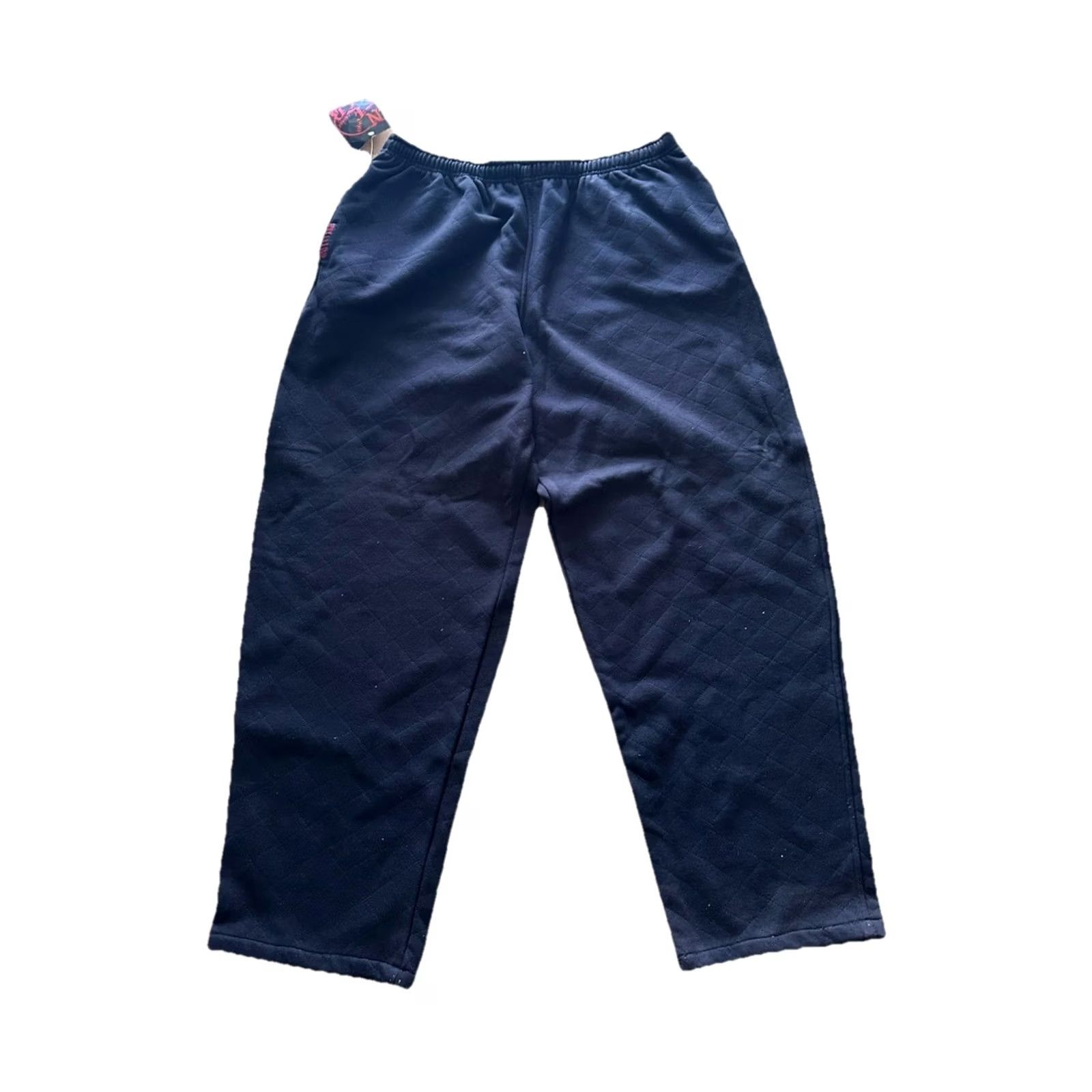 MLB VINTAGE Negro League Baseball Pants Mens 2XL Black 90s Old MLB Sweatpants Men Size NWT Size US 39 - 7 Thumbnail