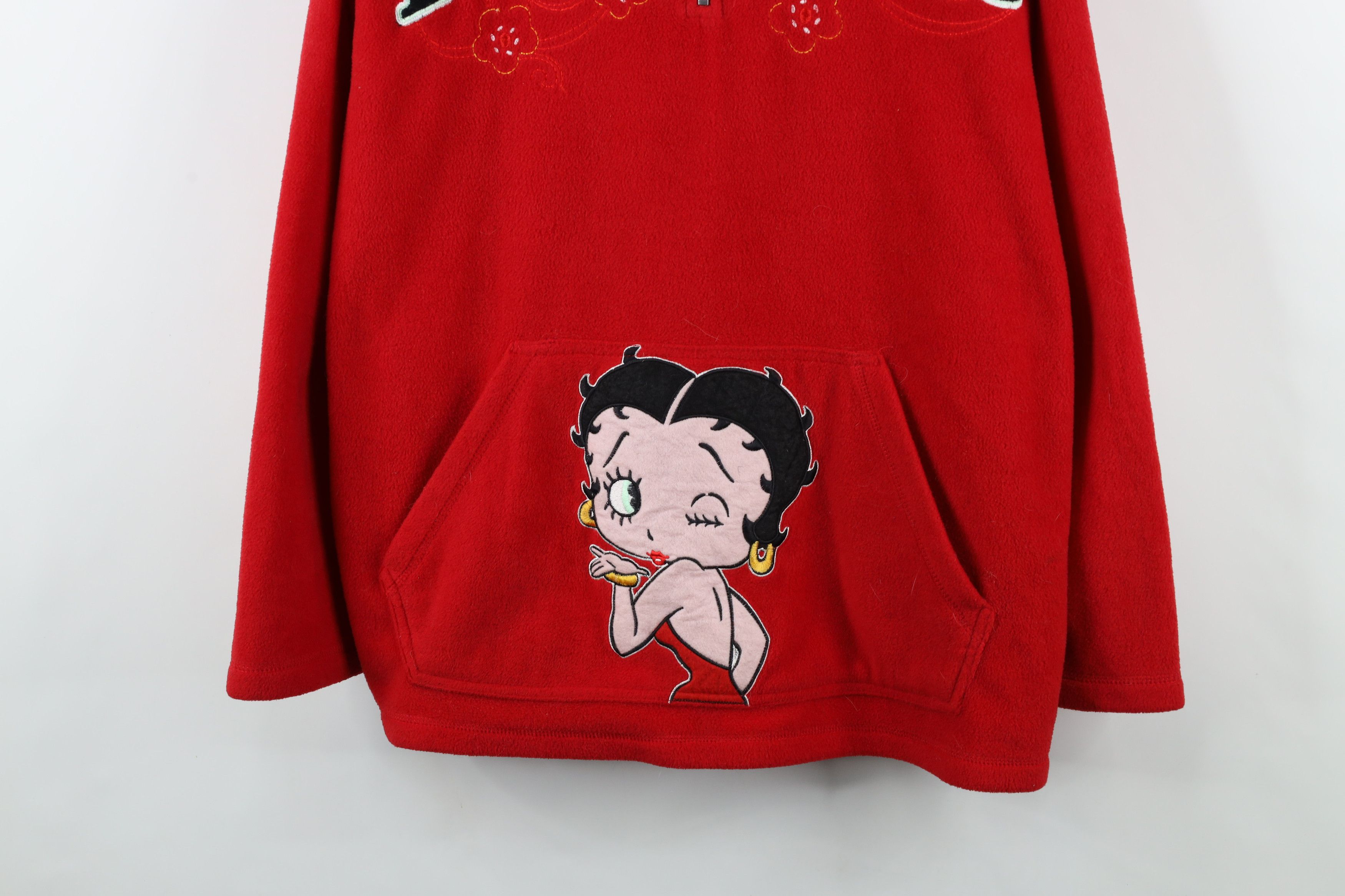 Vintage Vintage Y2K 2008 Betty Boop Pure Sass Babydoll Fleece Hoodie Size XXL / US 16-18 / IT 52-54 - 3 Thumbnail