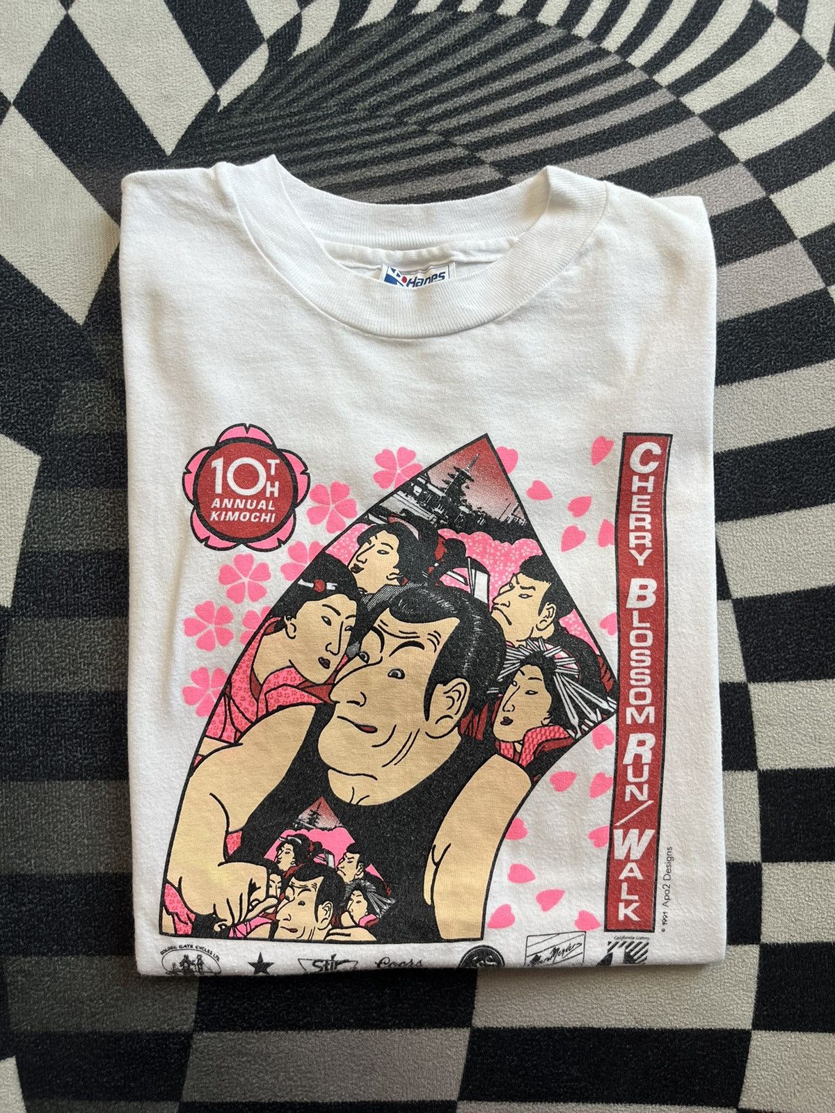 Arts & Science Vintage "10th Annual Kimochi Cherry Blossom Run/Walk 91’s Size US M / EU 48-50 / 2 - 1 Thumbnail