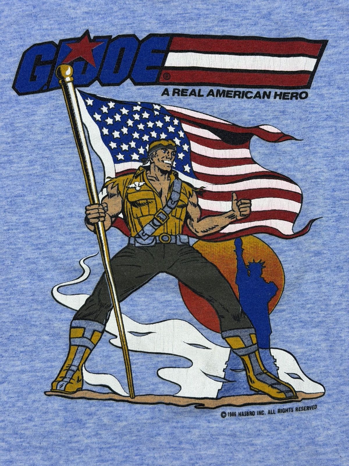 Vintage *RARE* 1986 80s VINTAGE HASBRO GIJOE REAL AMERICAN HERO NYC Size US XXS / EU 40 - 3 Thumbnail
