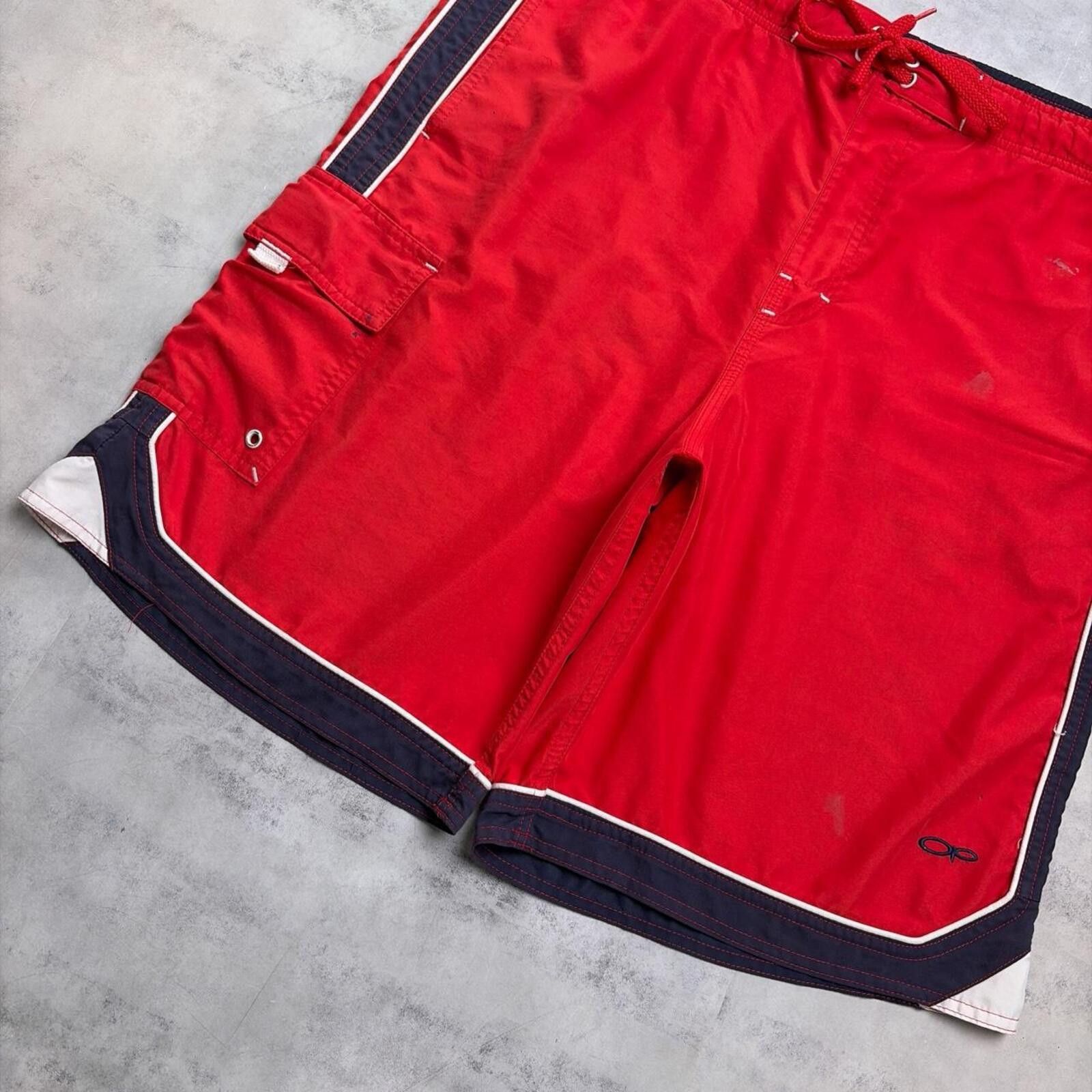 Ocean Pacific Y2K Ocean Pacific Surf Grunge Baggy Distressed Board Shorts Size US 32 / EU 48 - 3 Thumbnail