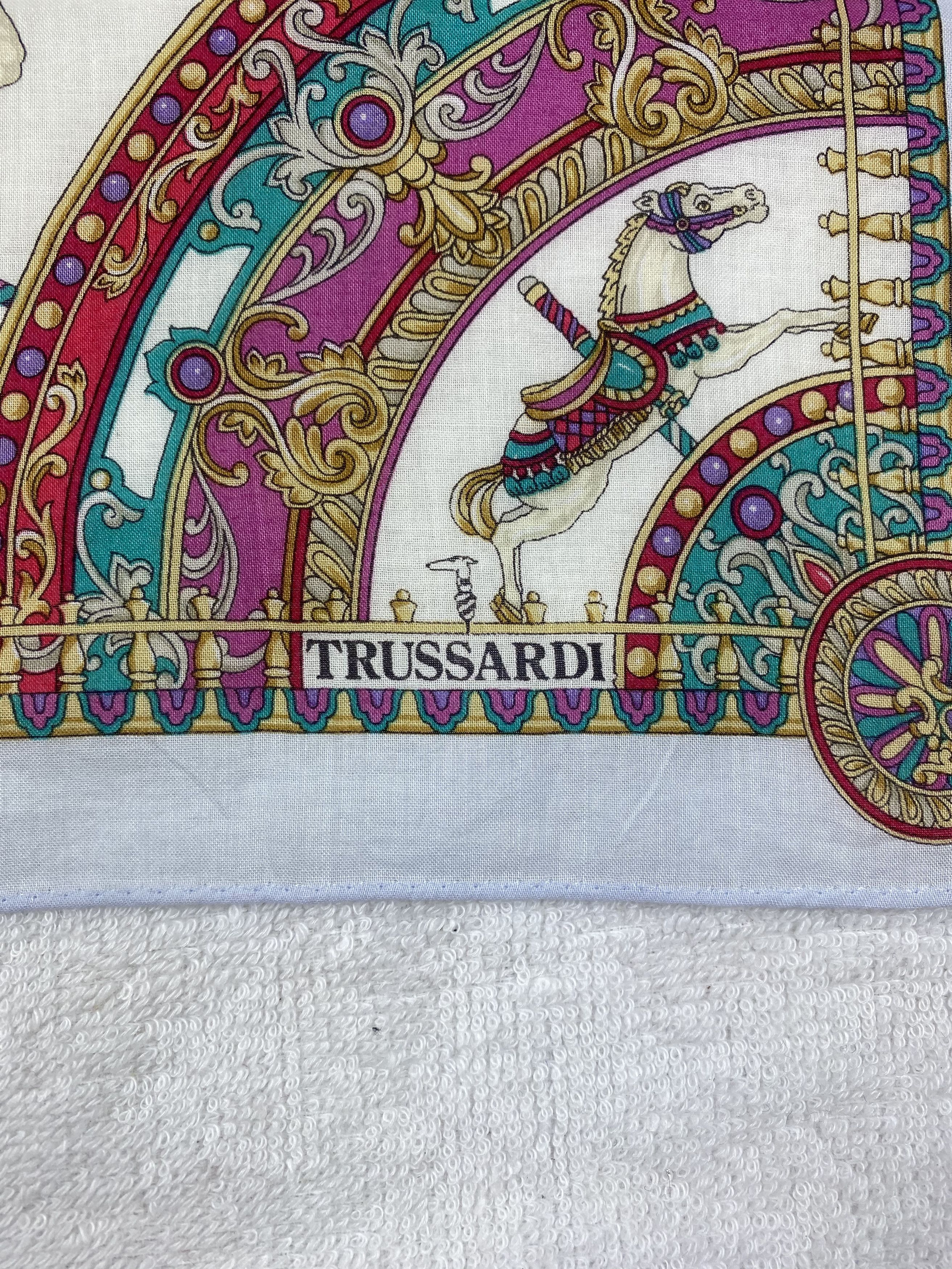 Trussardi × Vintage Trussardi Handkerchief / Bandana / Neckerchief Size ONE SIZE - 5 Thumbnail