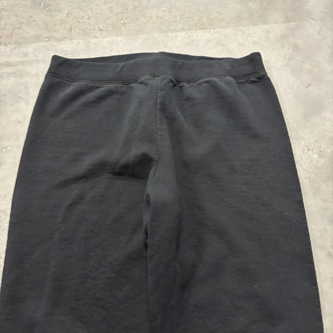 Japanese Brand × Vintage Crazy Vintage Y2K/2000s Black Essential Sweatpants! Size US 30 / EU 46 - 4 Thumbnail