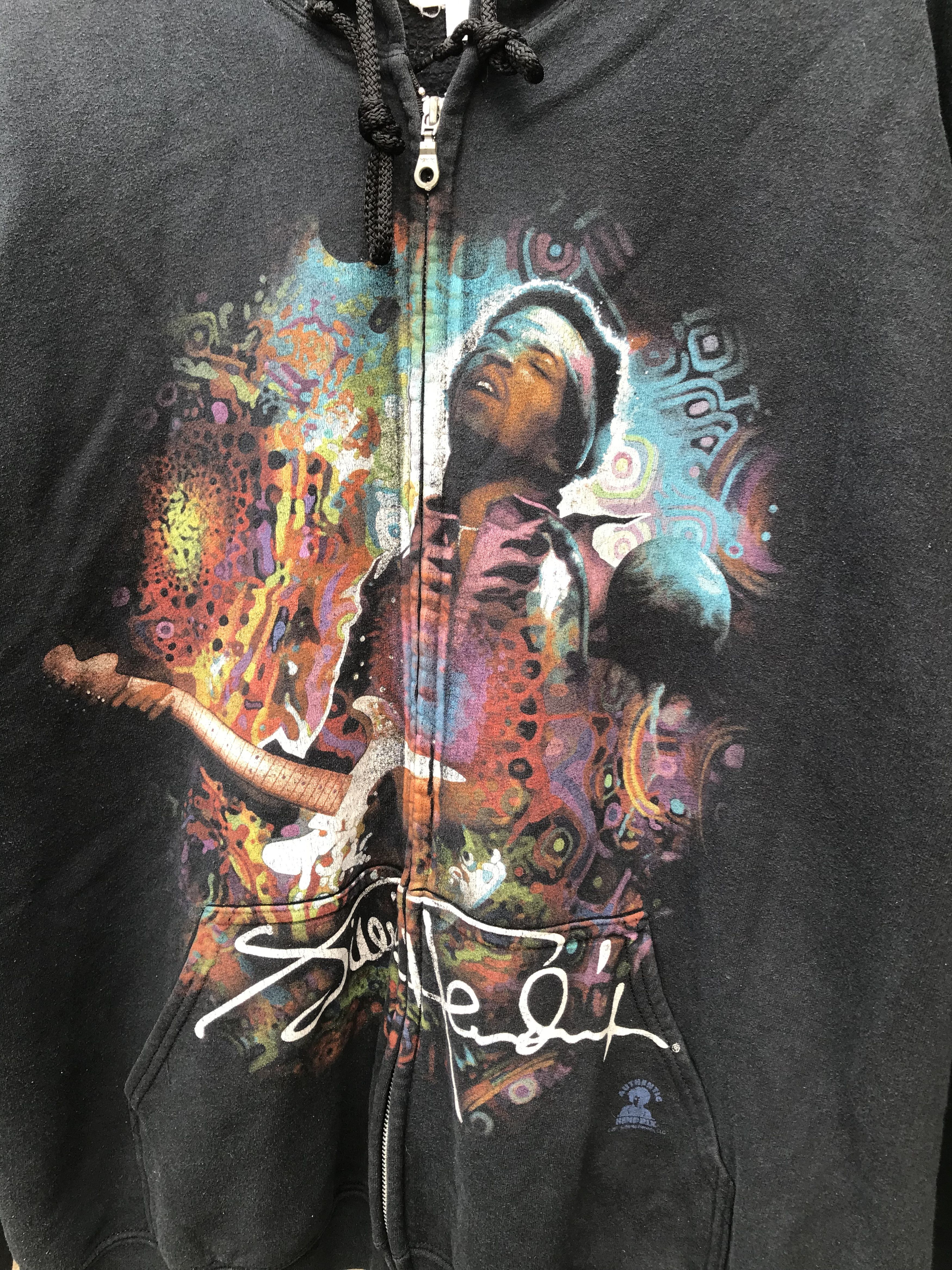 Band Tees Y2K LIQUID BLUE JIMI HENDRIX HOODIE Size US XXL / EU 58 / 5 - 2 Thumbnail