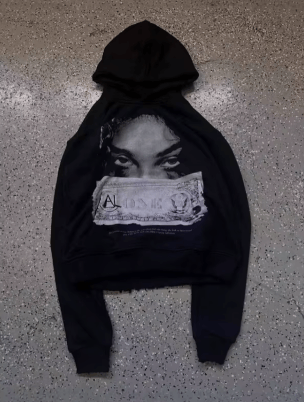 Japanese Brand American geometric print oversized Y2K hoodies Size US XL / EU 56 / 4 - 4 Thumbnail