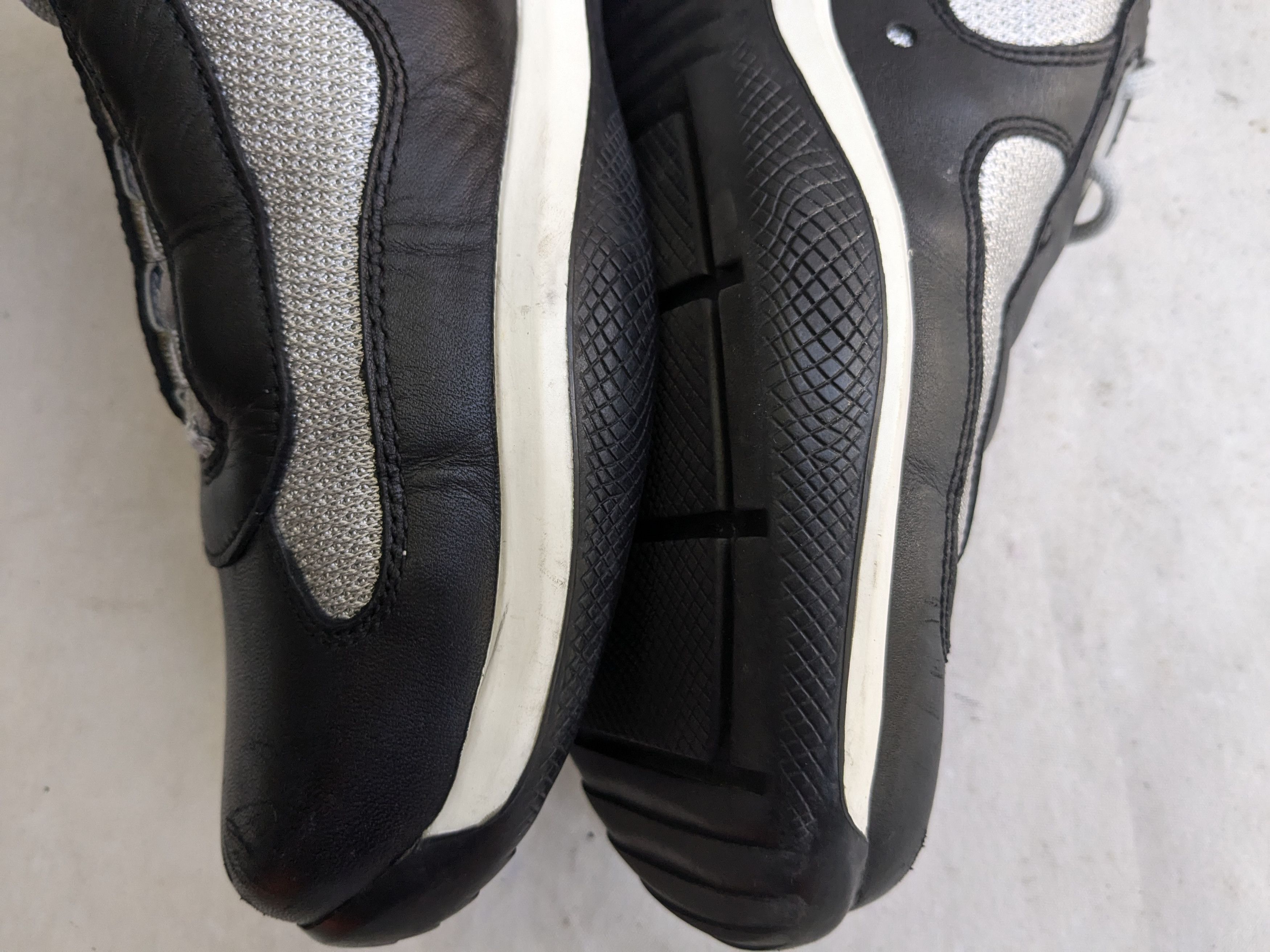 Prada Prada America's Cup Sneakers Black Silver 9.5 Leather Size US 9.5 / EU 42-43 - 11 Thumbnail