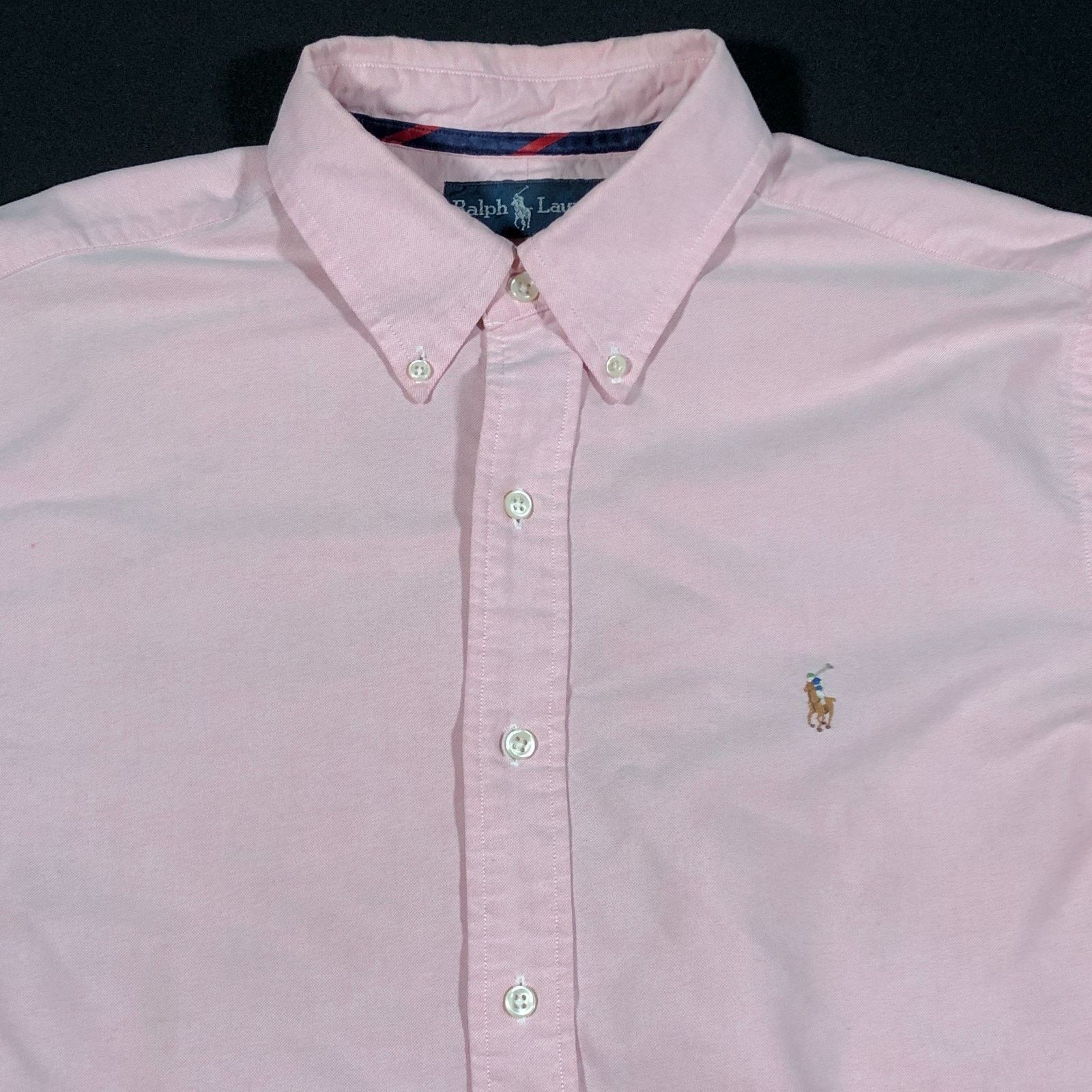 Polo Ralph Lauren Polo Ralph Lauren pink long sleeve oxford button down shirt Size US L / EU 52-54 / 3 - 2 Thumbnail