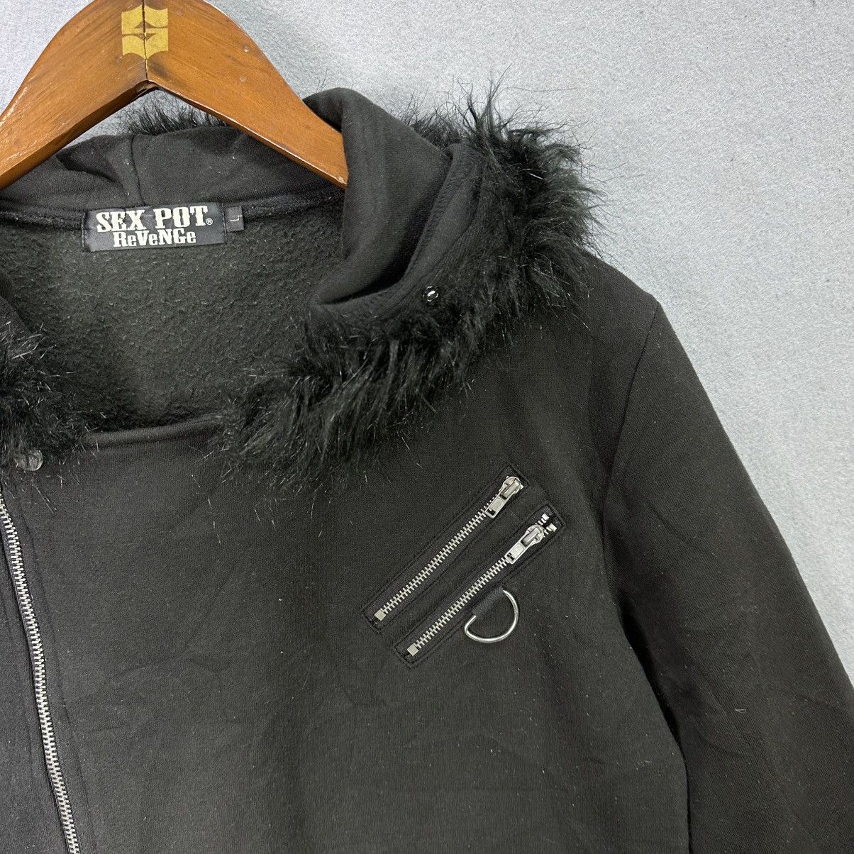 Sex Pot ReVeNGe Vintage Sex Pot Revenge Fur Hood Jacket Punk Size US L / EU 52-54 / 3 - 2 Thumbnail