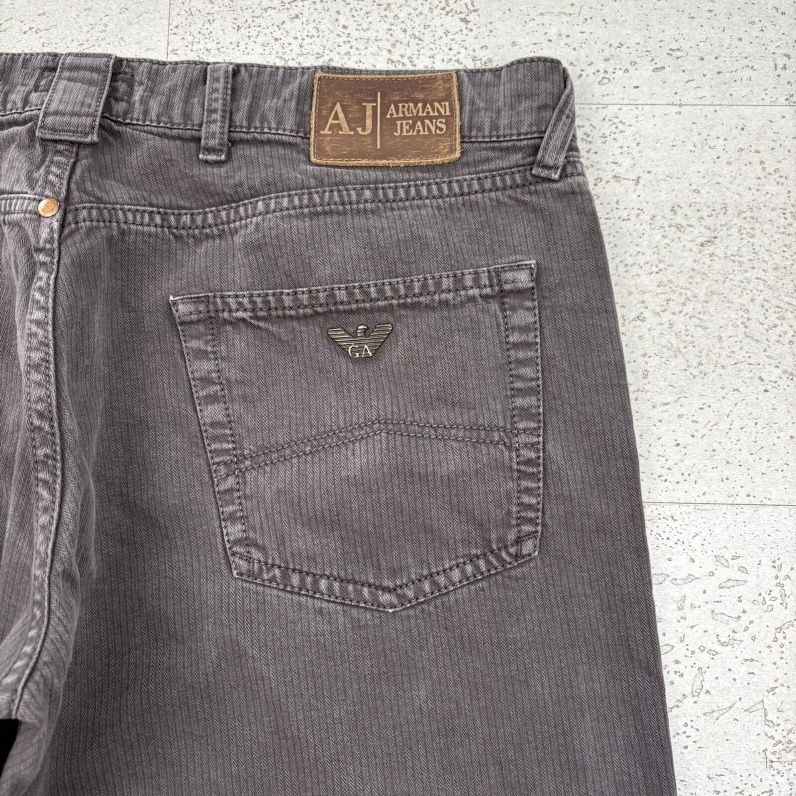Emporio Armani Armani Jeans Pinstripe Denim (36”) Size US 36 / EU 52 - 4 Thumbnail
