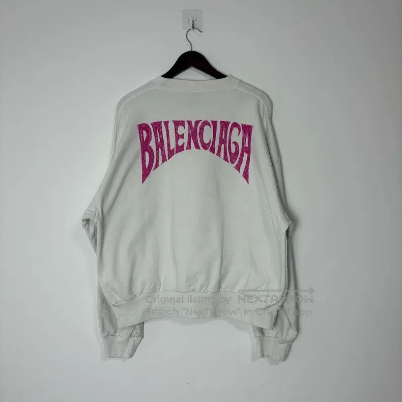 Balenciaga Balenciaga Coconut Tree Iron Tower Sweatshirt Size US L / EU 52-54 / 3 - 2 Thumbnail