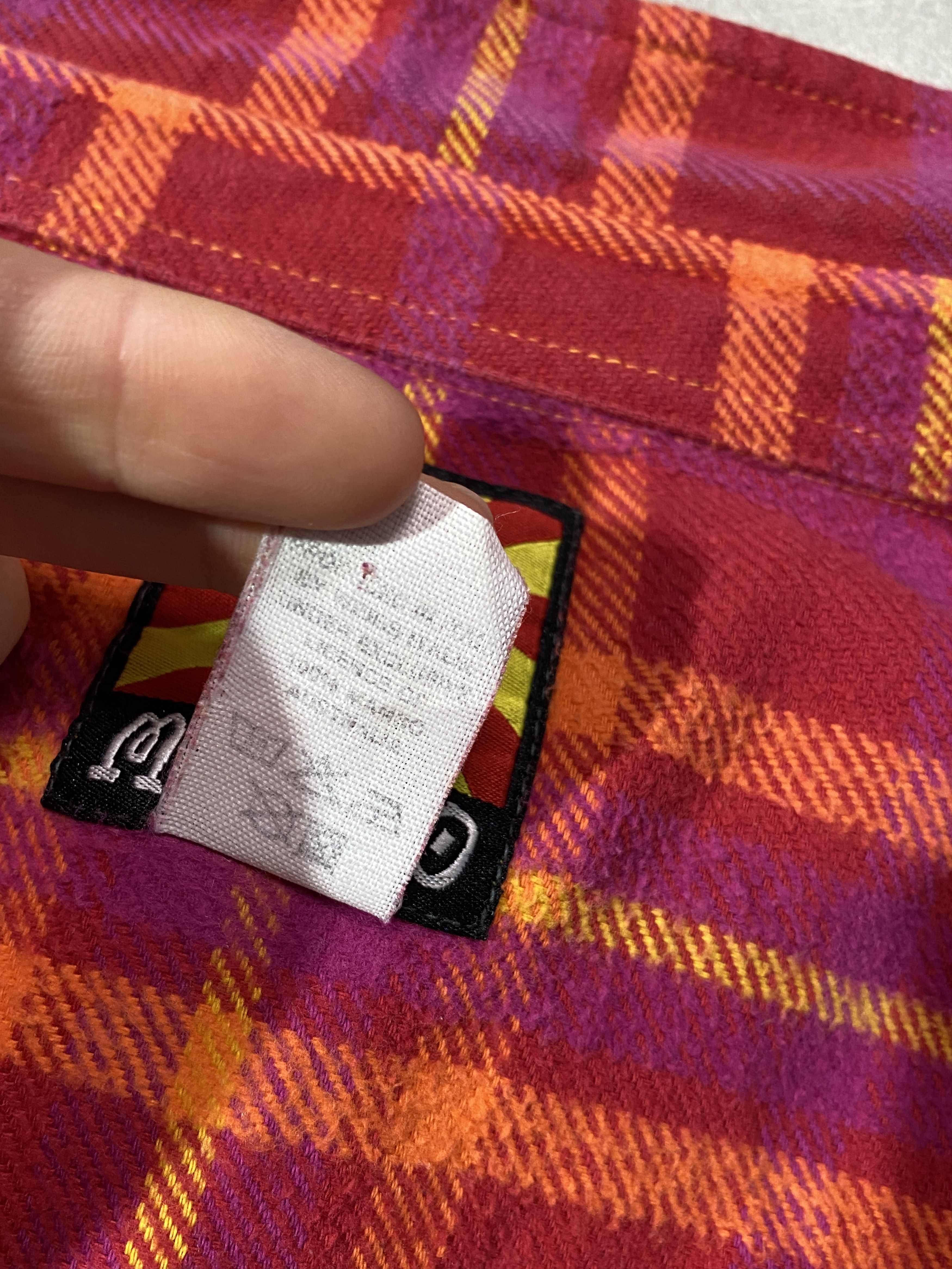 Mambo Vintage 90s MAMBO Cotton Platted Flannel Shirt Size US M / EU 48-50 / 2 - 8 Thumbnail