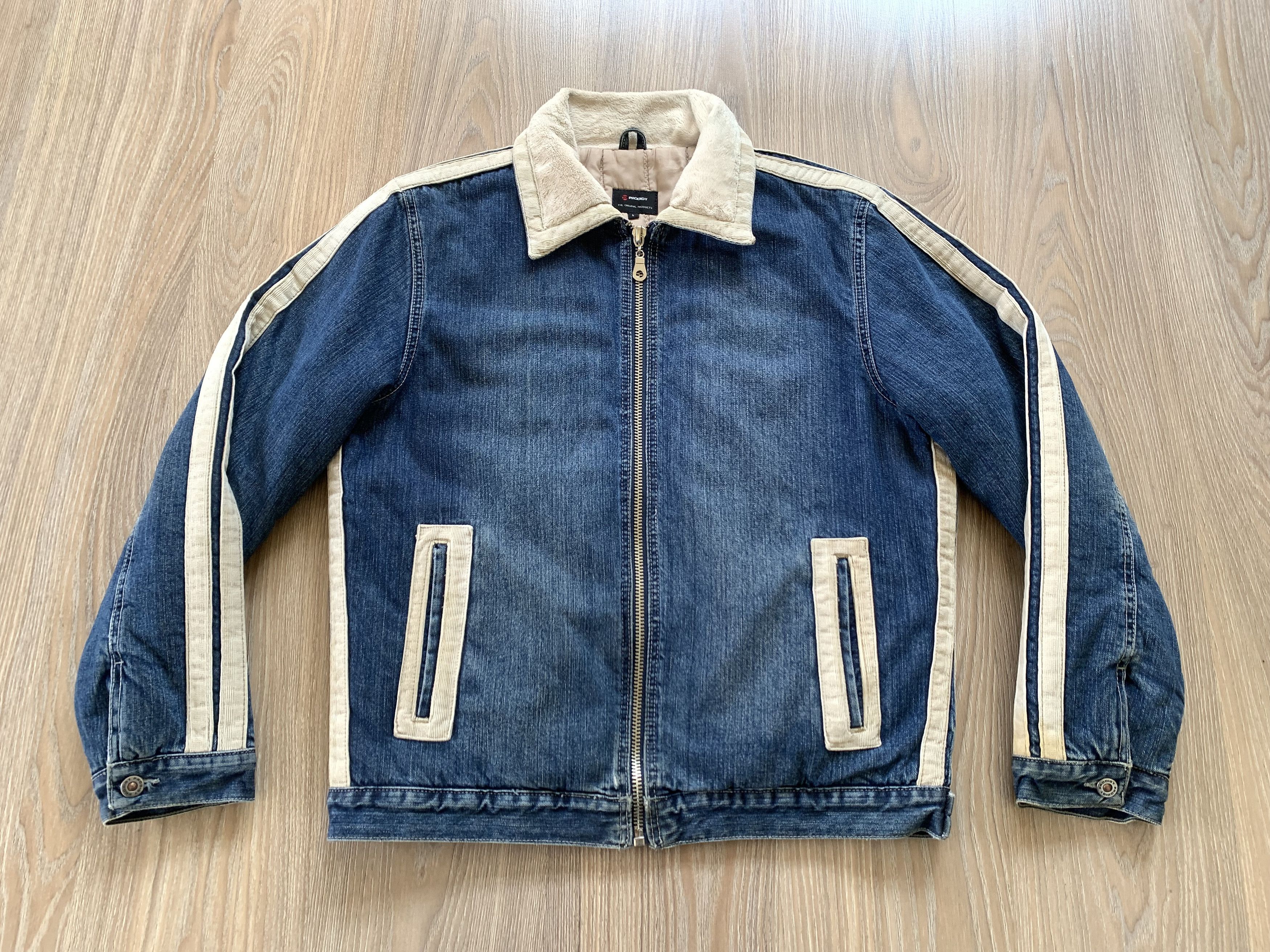 Other Rare Vintage Prodigy Warm Denimh Jacket Size US L / EU 52-54 / 3 - 2 Thumbnail