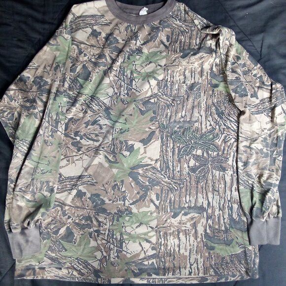 Realtree Vintage Realtree Maple Camouflage Long Sleeve Pocket T-Shirt Size US XL / EU 56 / 4 - 2 Thumbnail