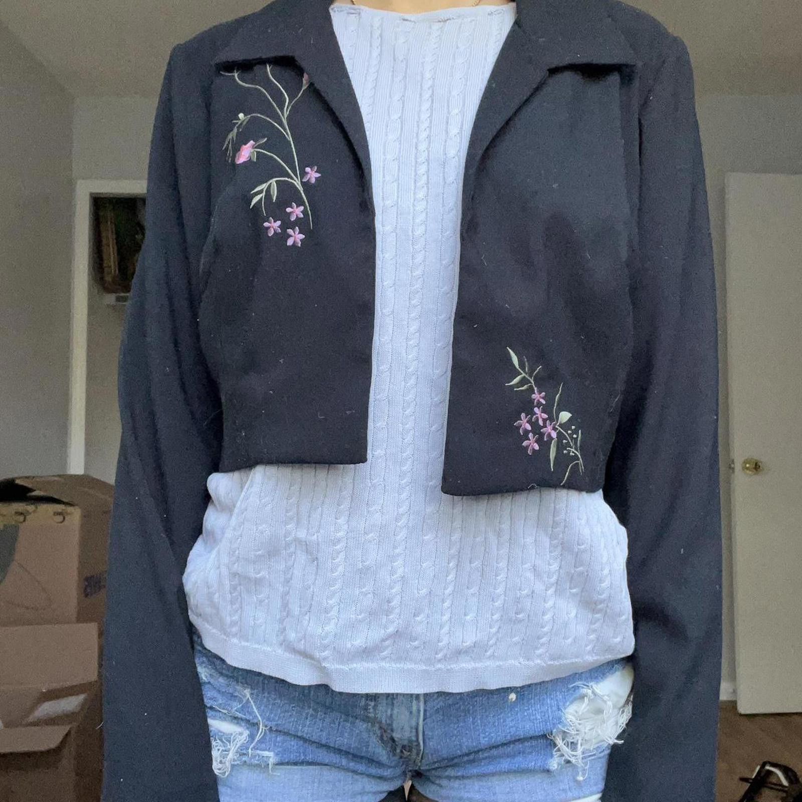 Other Women's Black and Navy Jacket Size S / US 4 / IT 40 - 4 Thumbnail